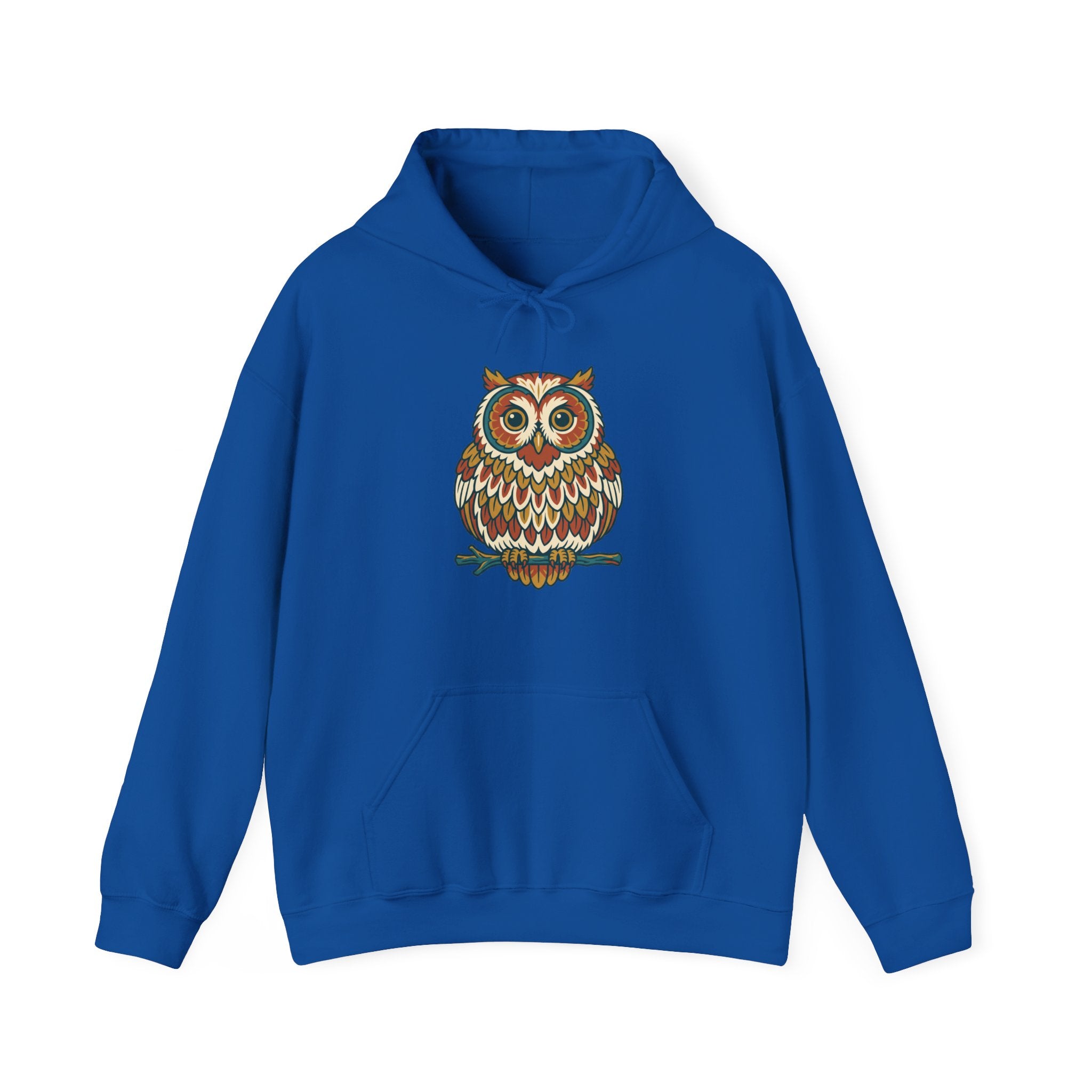 Round Owl Hoodie