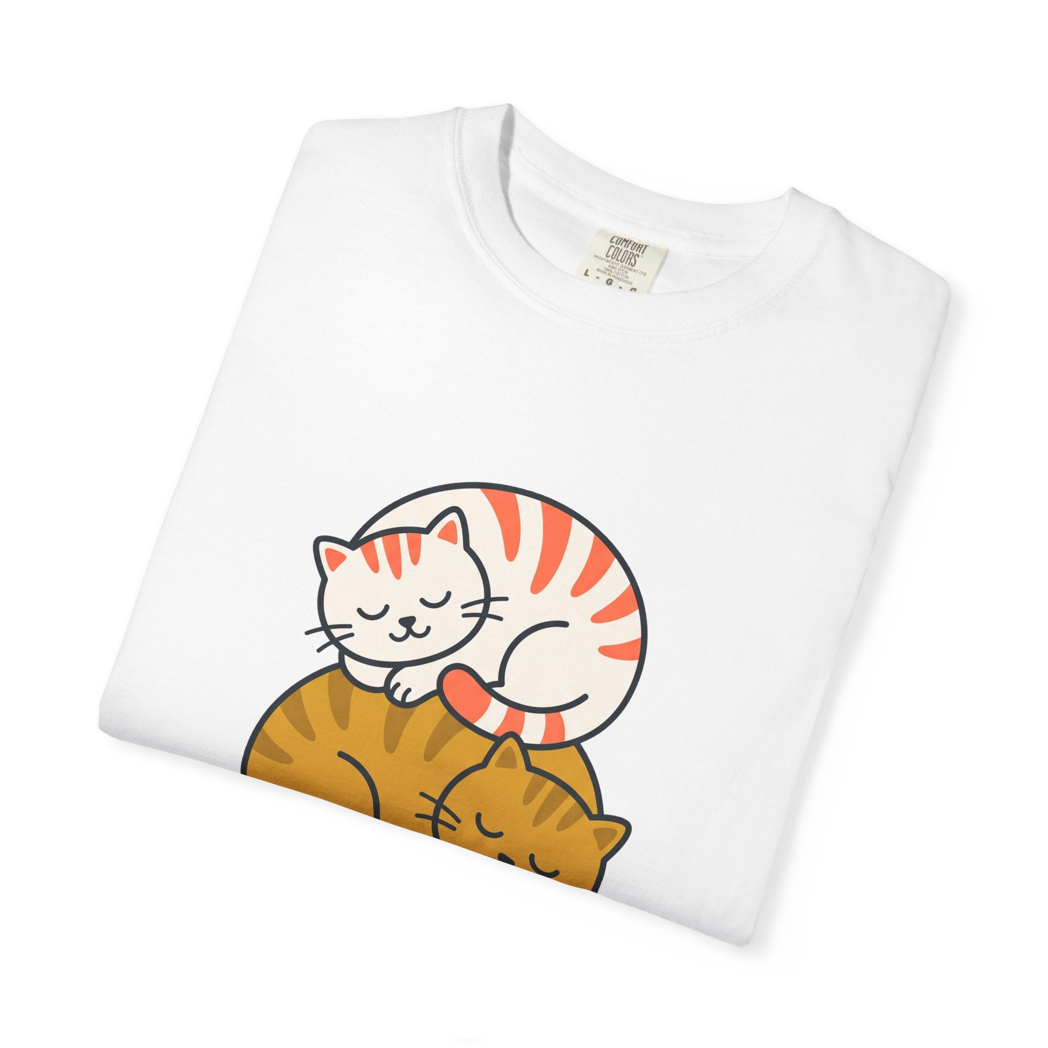 Sleepy Cat Stack Tee