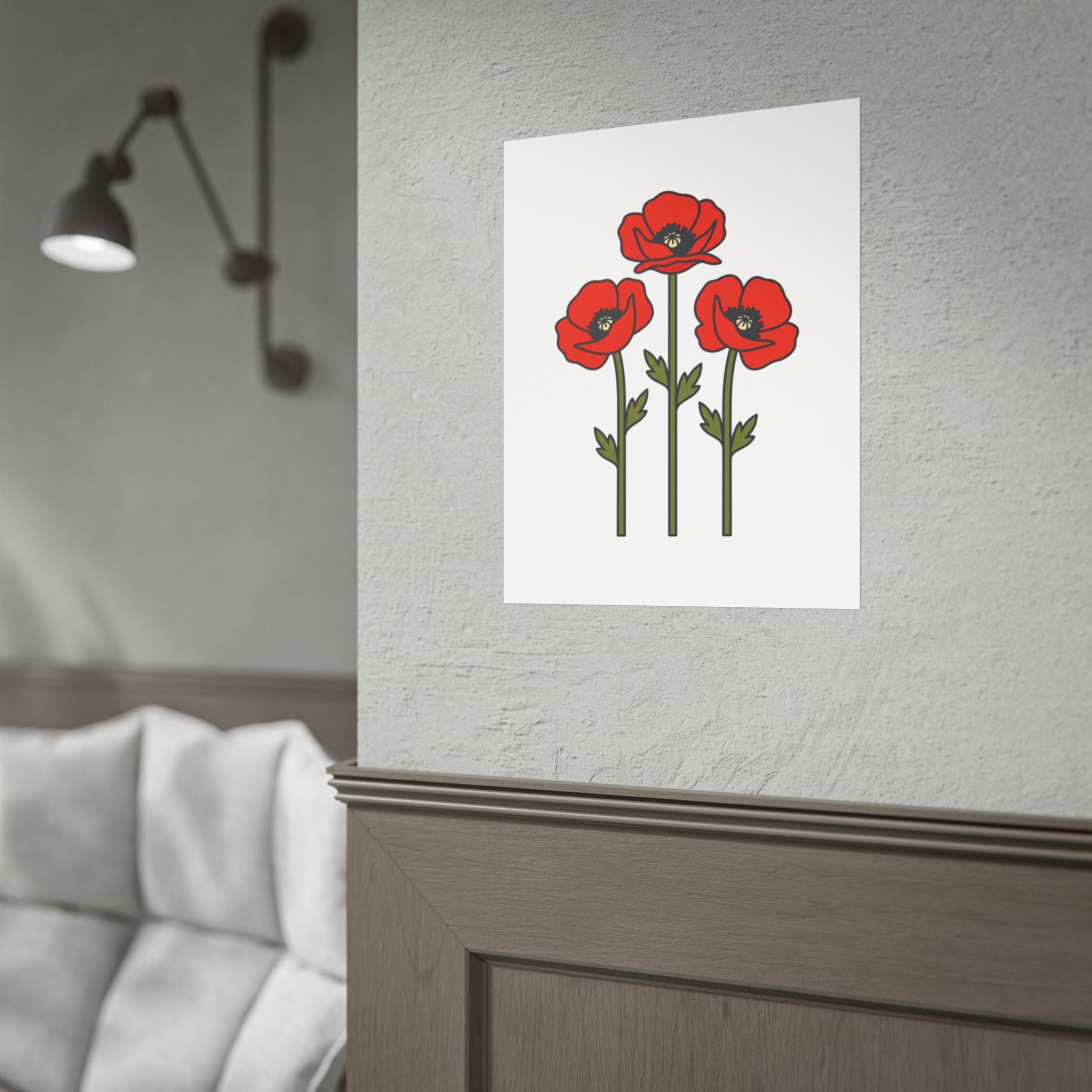 Bold Poppy Trio Poster