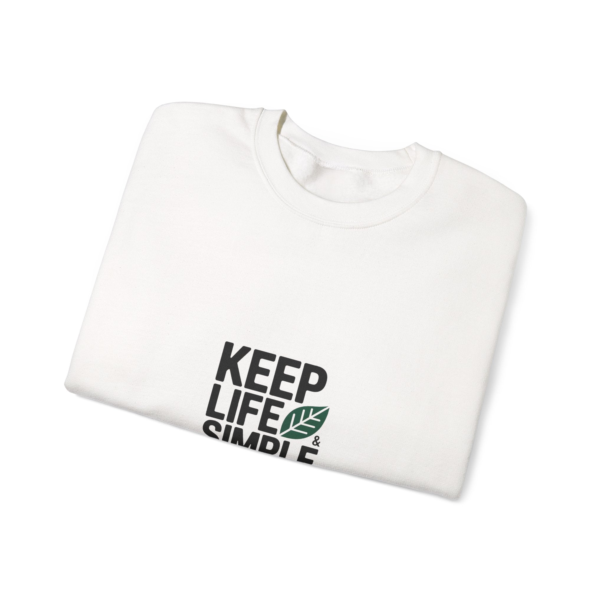 Keep Life Simple & Green Crewneck