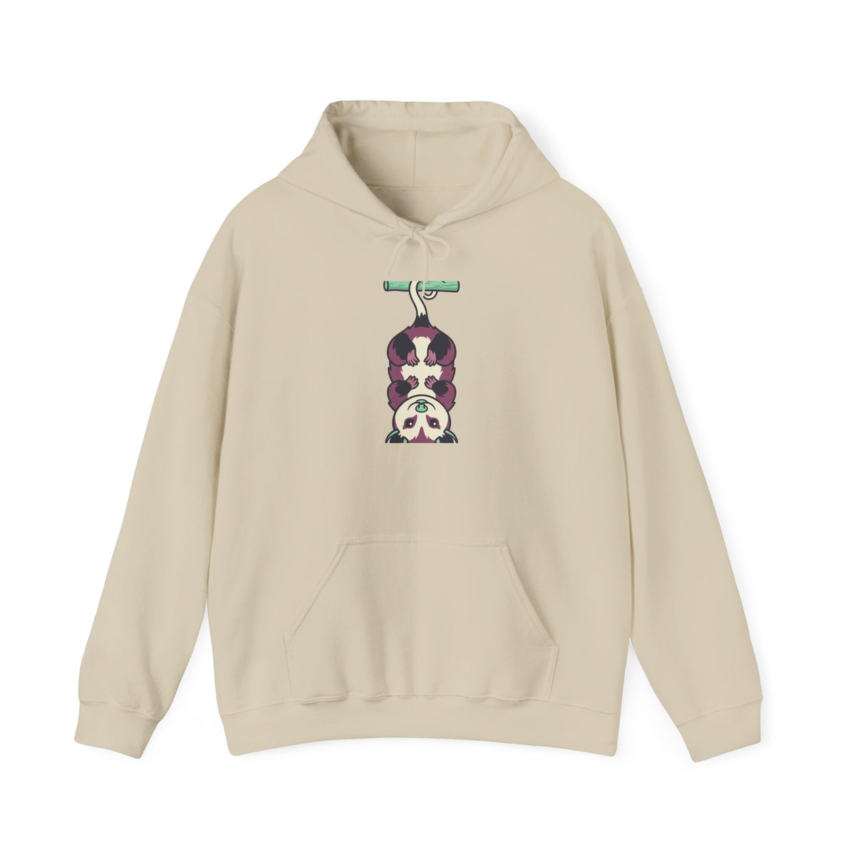 Opossum Hanging Hoodie, Funny Possum Woodland Pullover