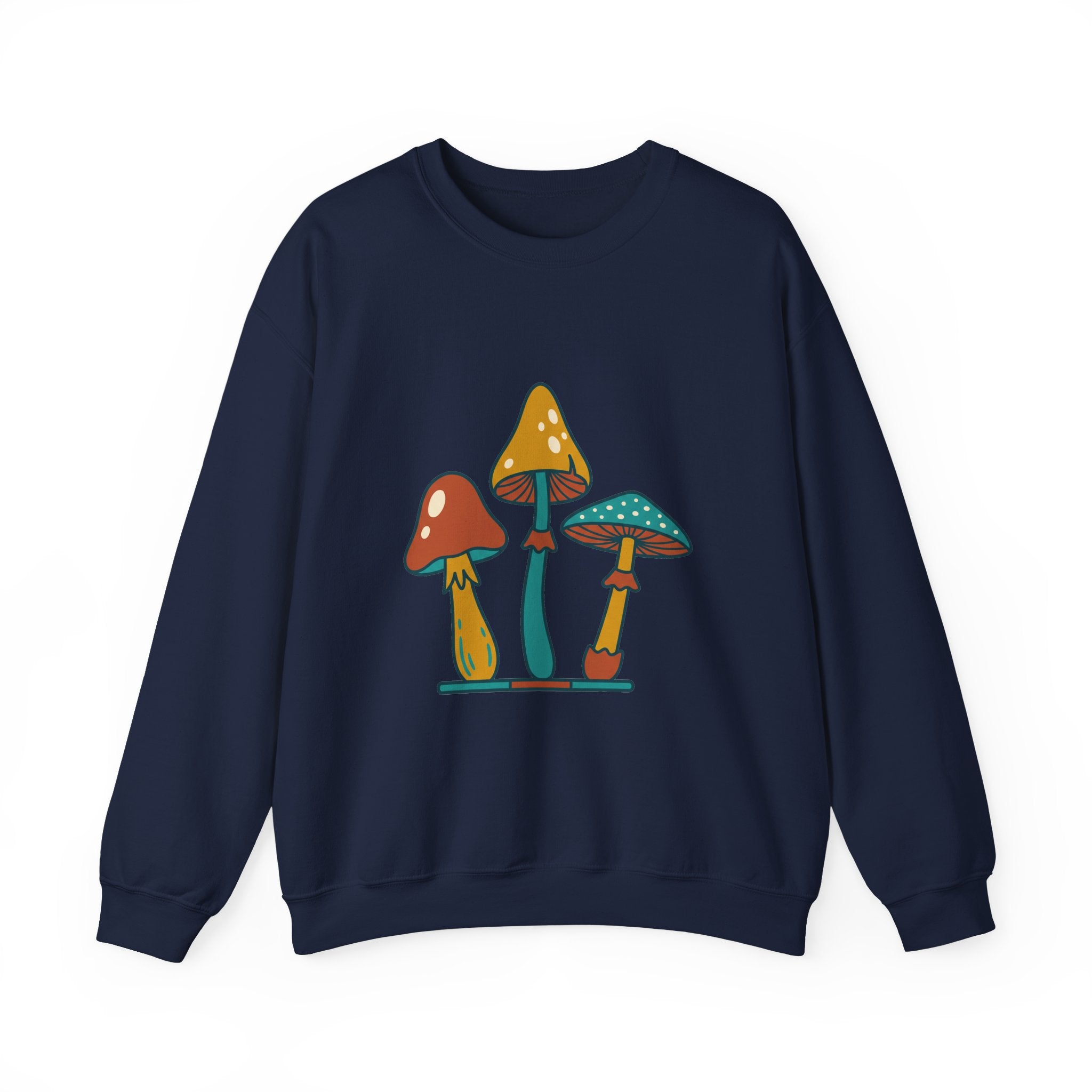 Mushroom Trio Botanical Crewneck