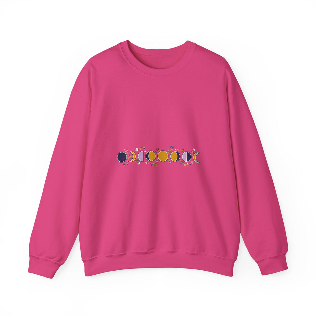 Moon Phases Botanical Crewneck