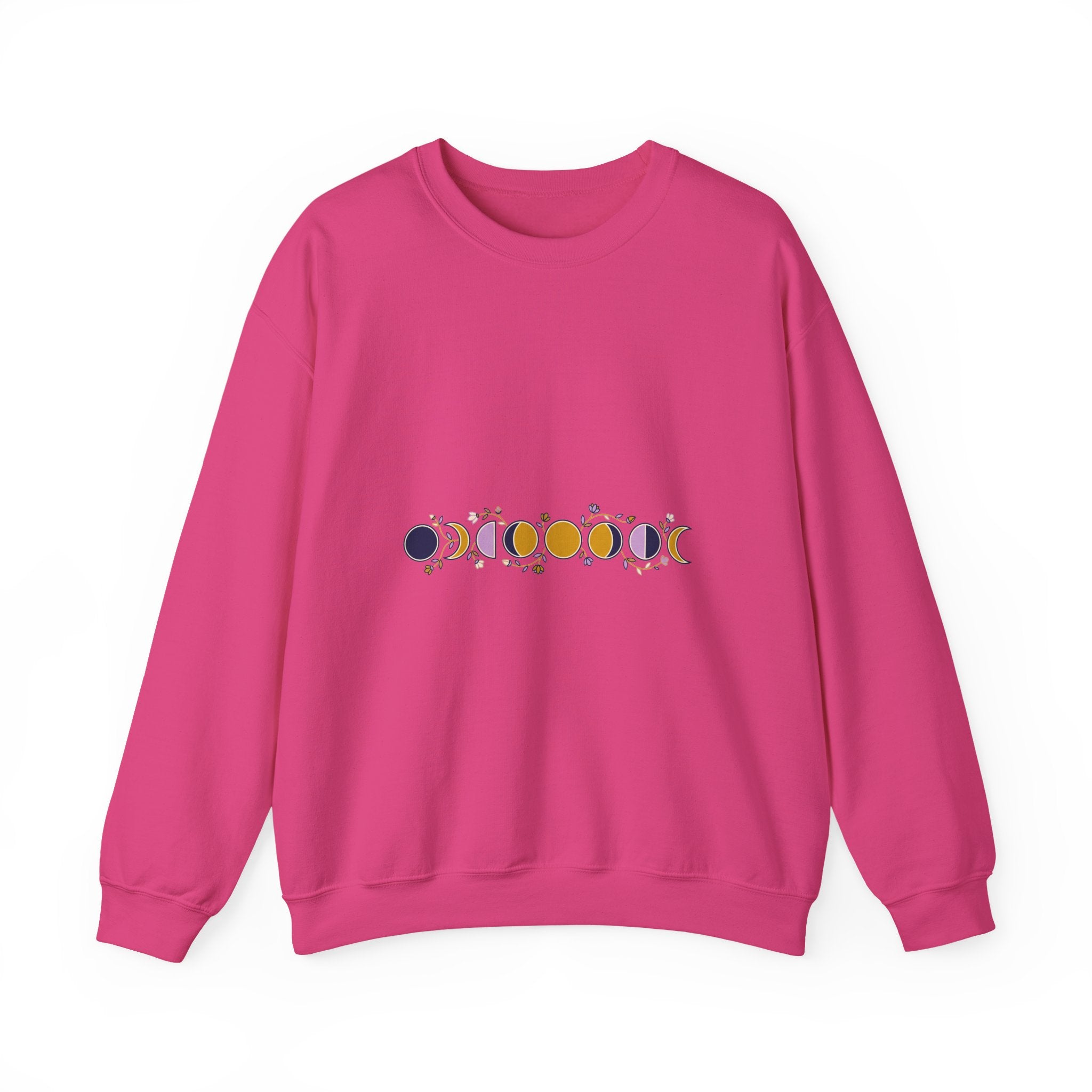 Moon Phases Botanical Crewneck