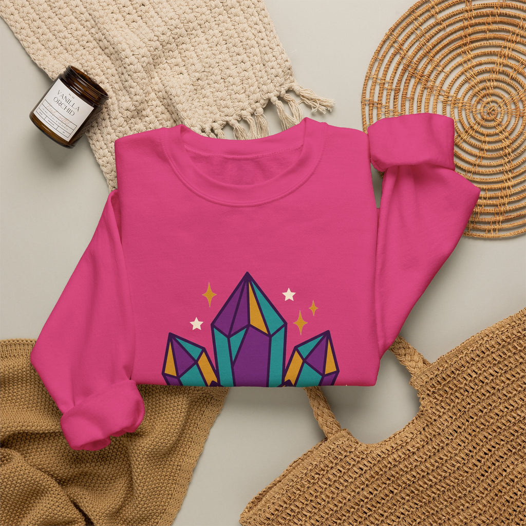 Crystal Cluster Sparkle Crewneck