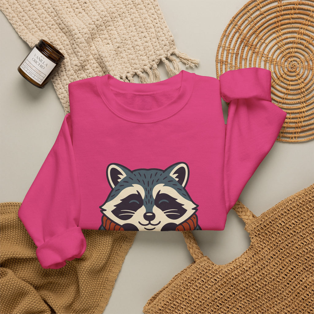Cozy Raccoon Crewneck