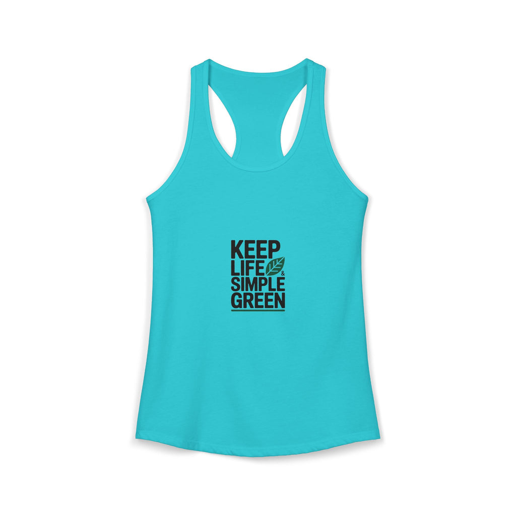 Keep Life Simple & Green Tank Top