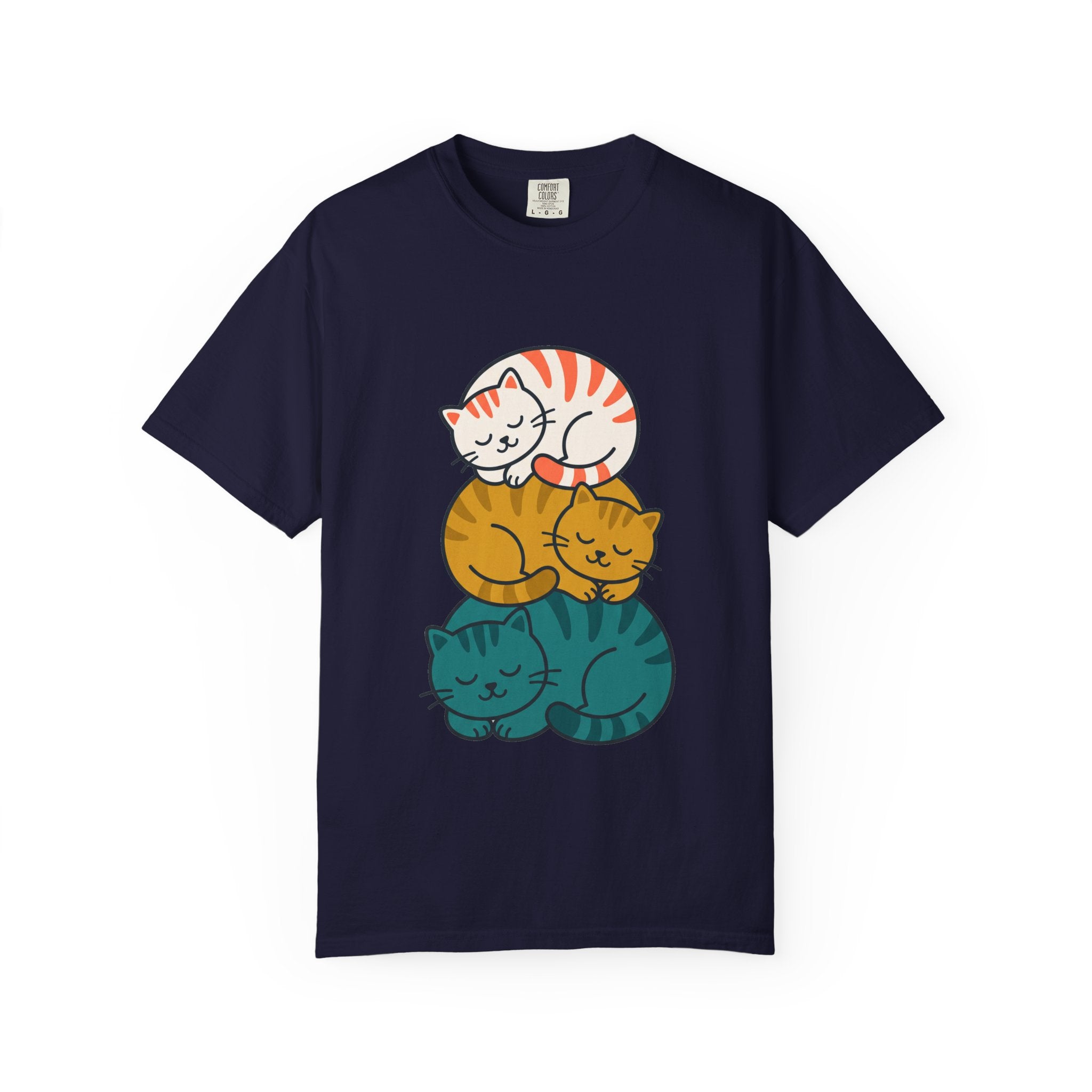 Sleepy Cat Stack Tee