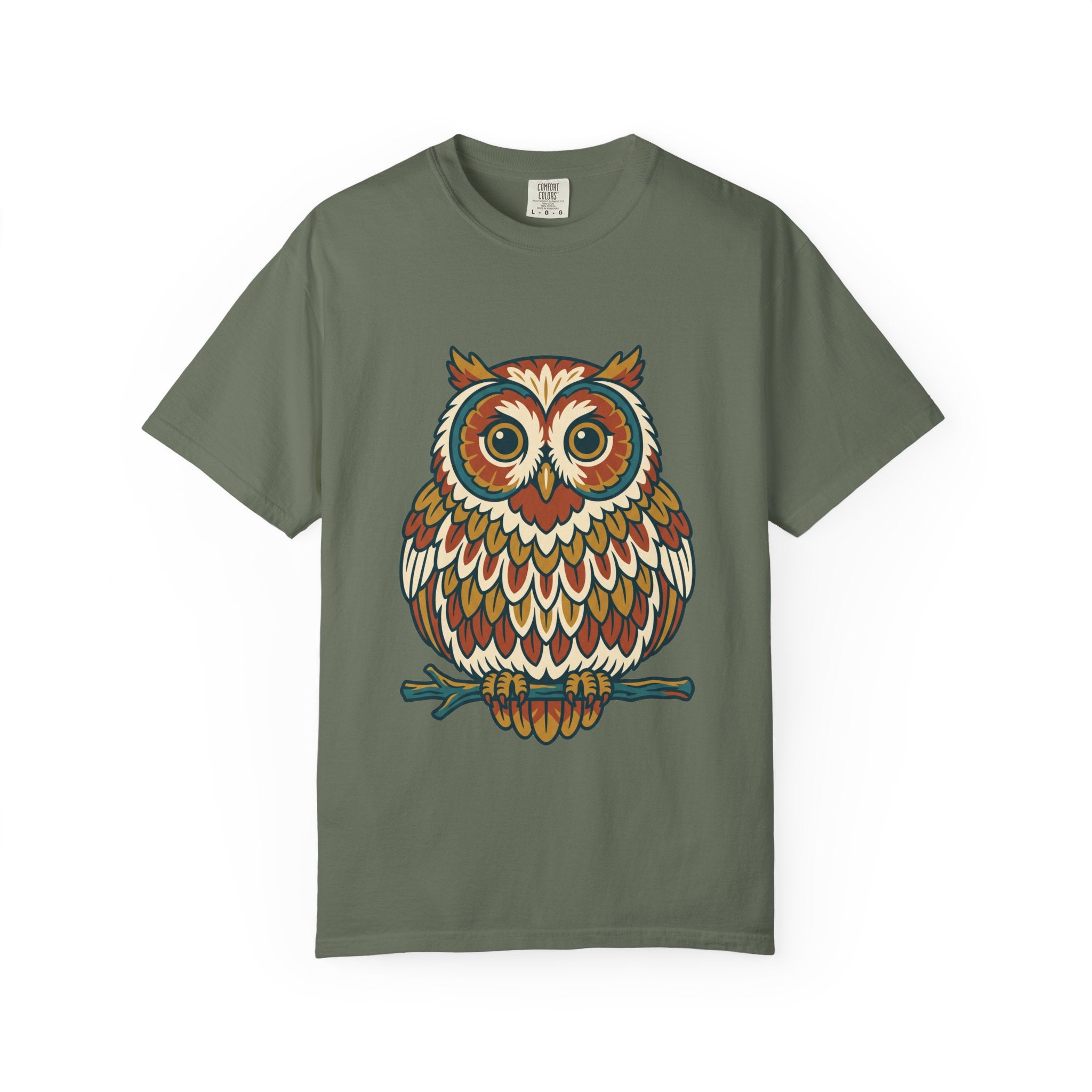Round Owl Tee
