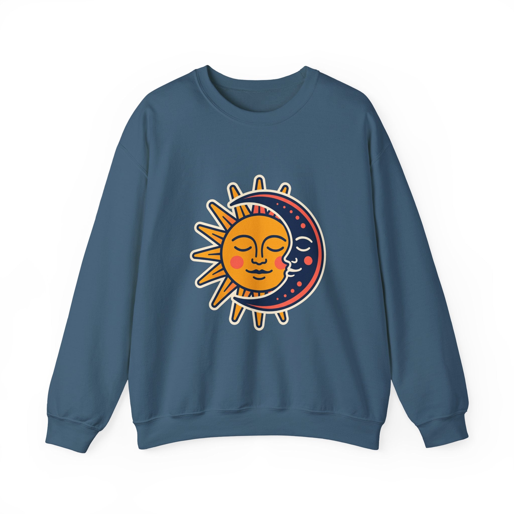 Sun Moon Faces Crewneck