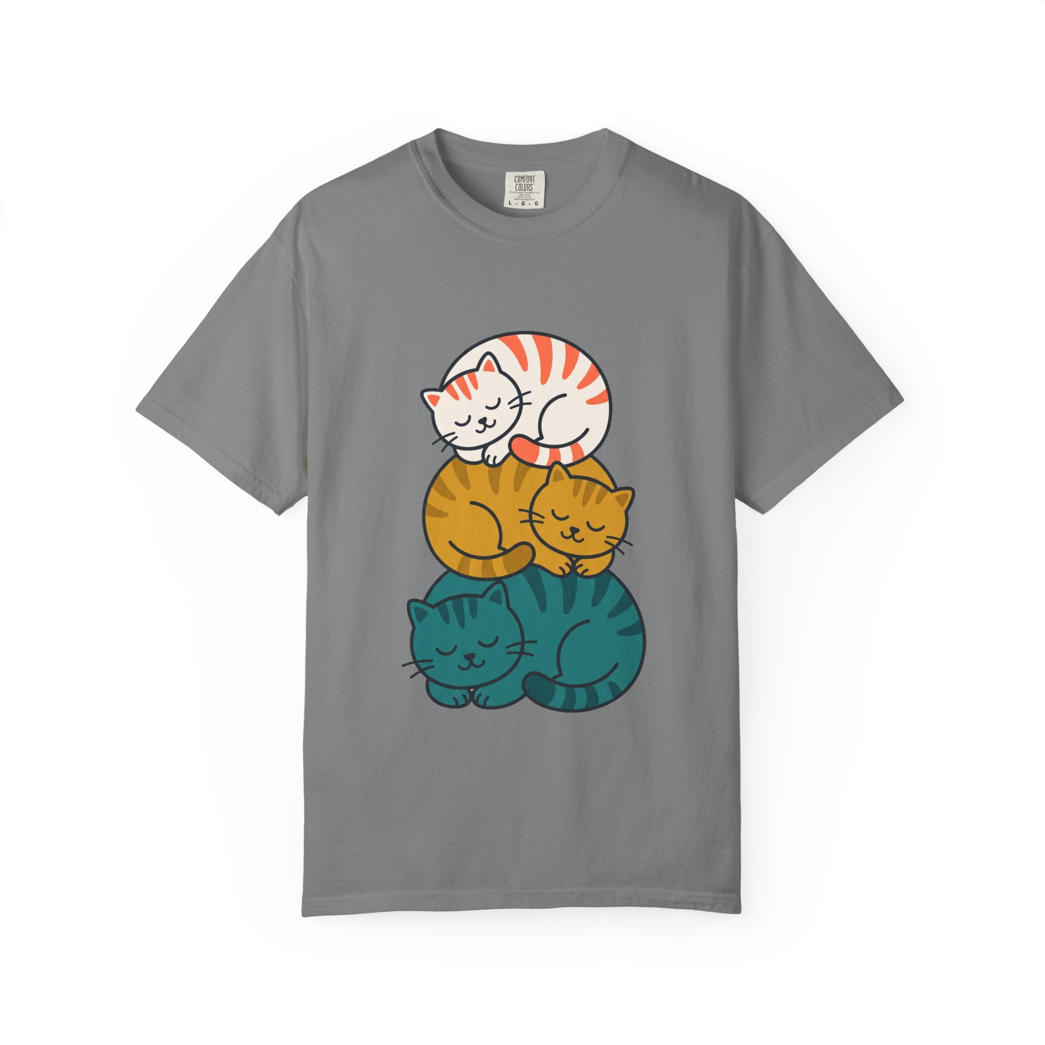Sleepy Cat Stack Tee