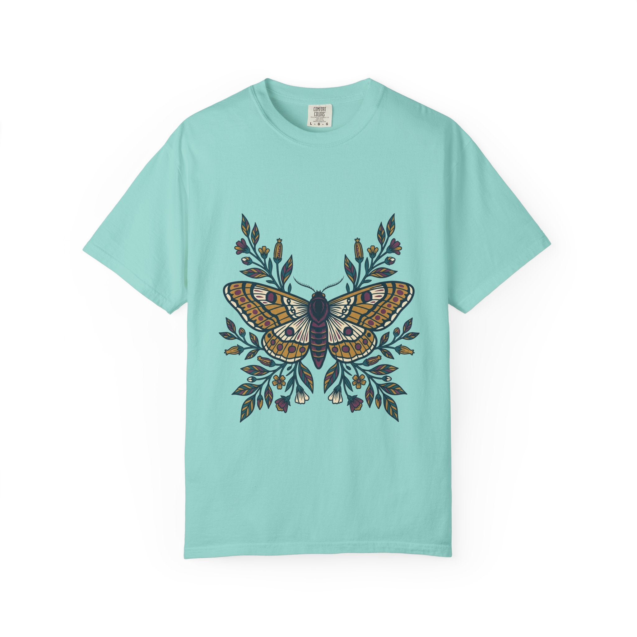 Botanical Moth and Flora Tee
