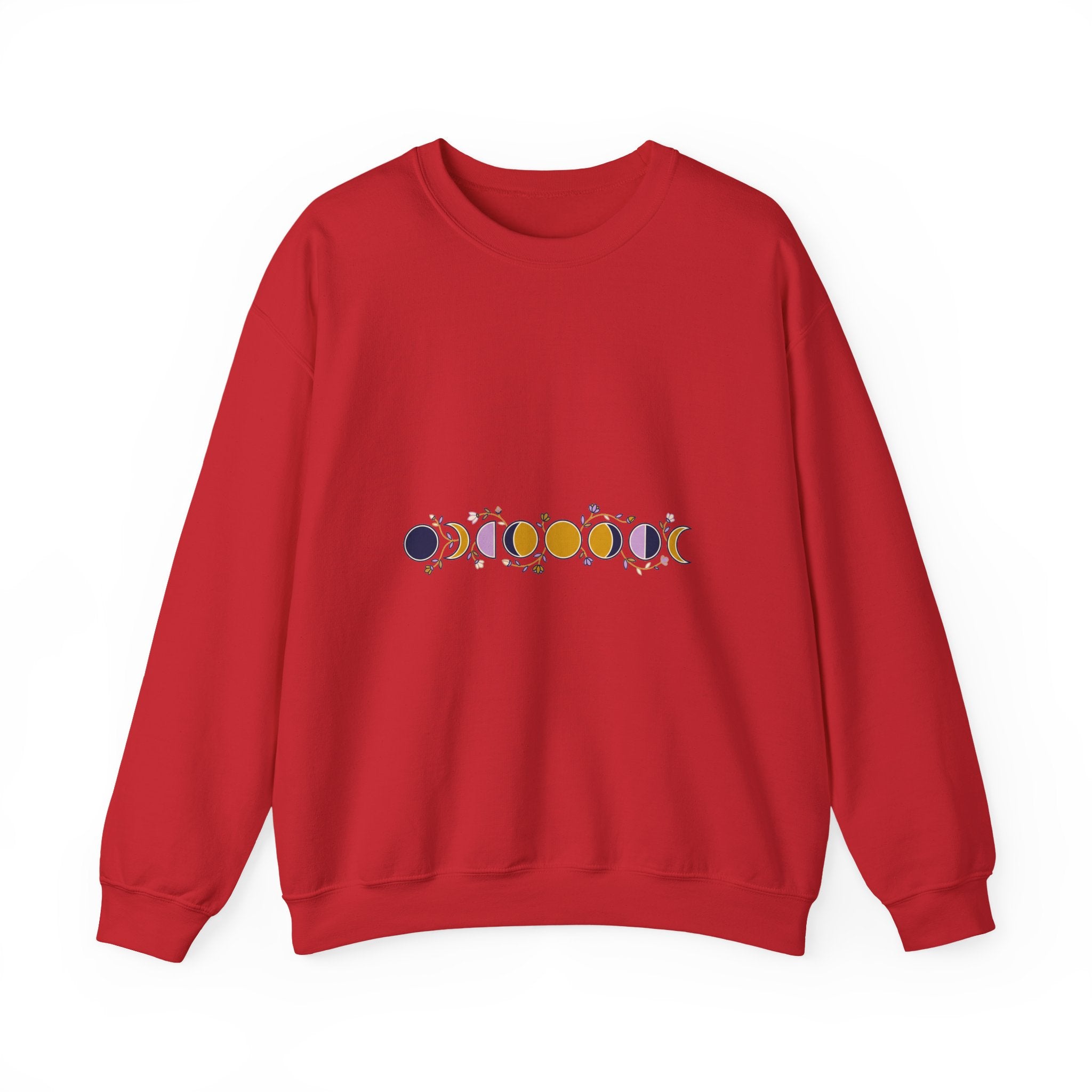 Moon Phases Botanical Crewneck