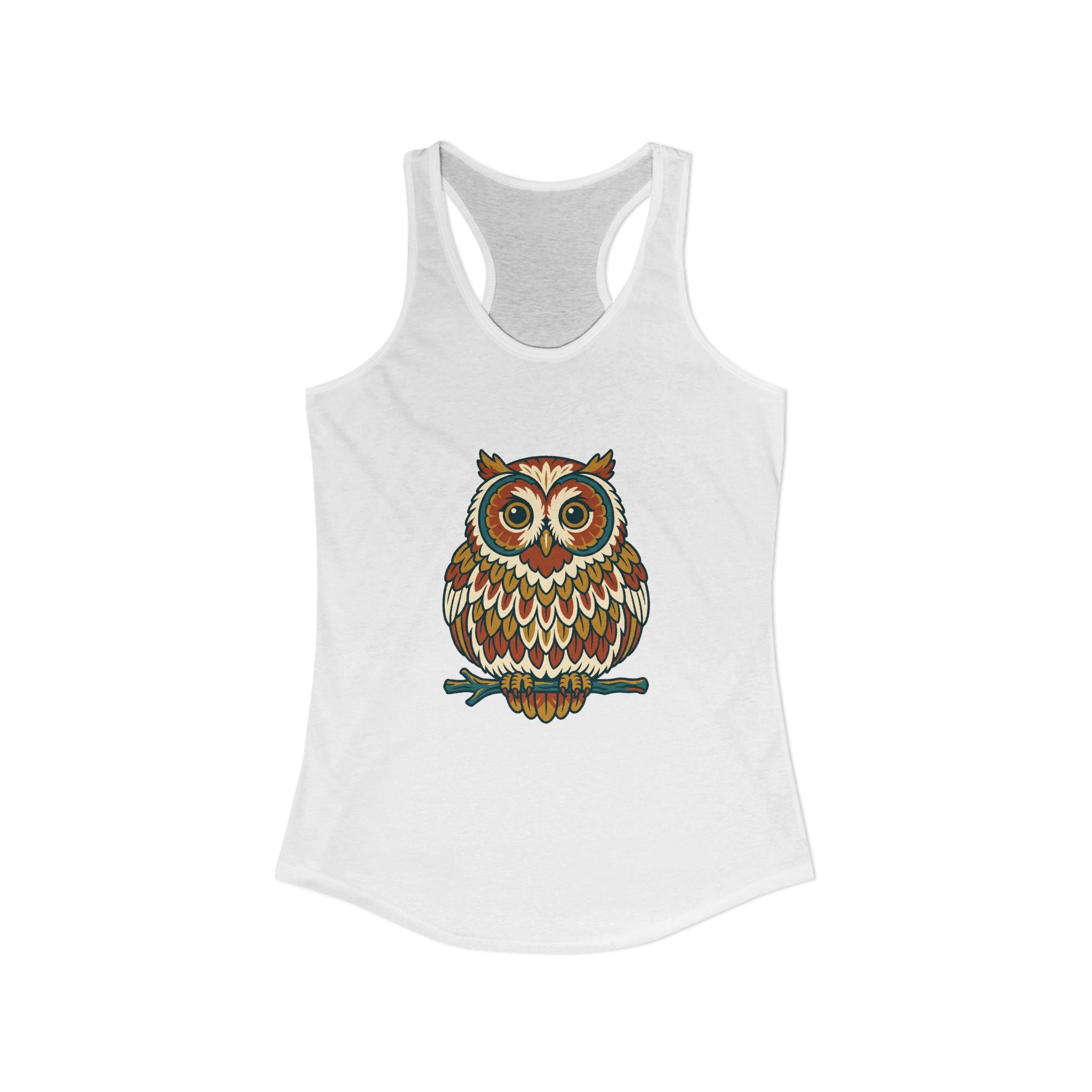 Round Owl Tank Top