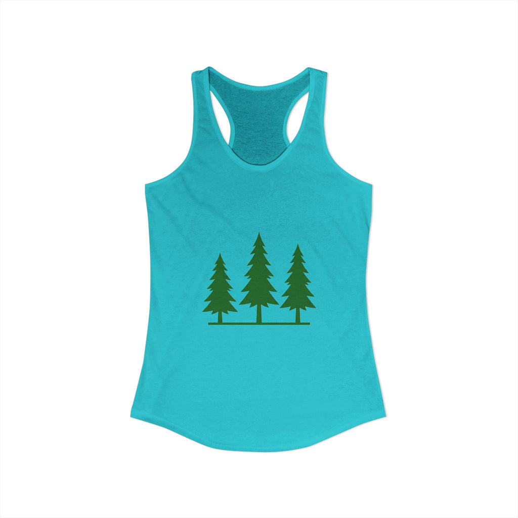 Pine Trio Silhouette Tank Top
