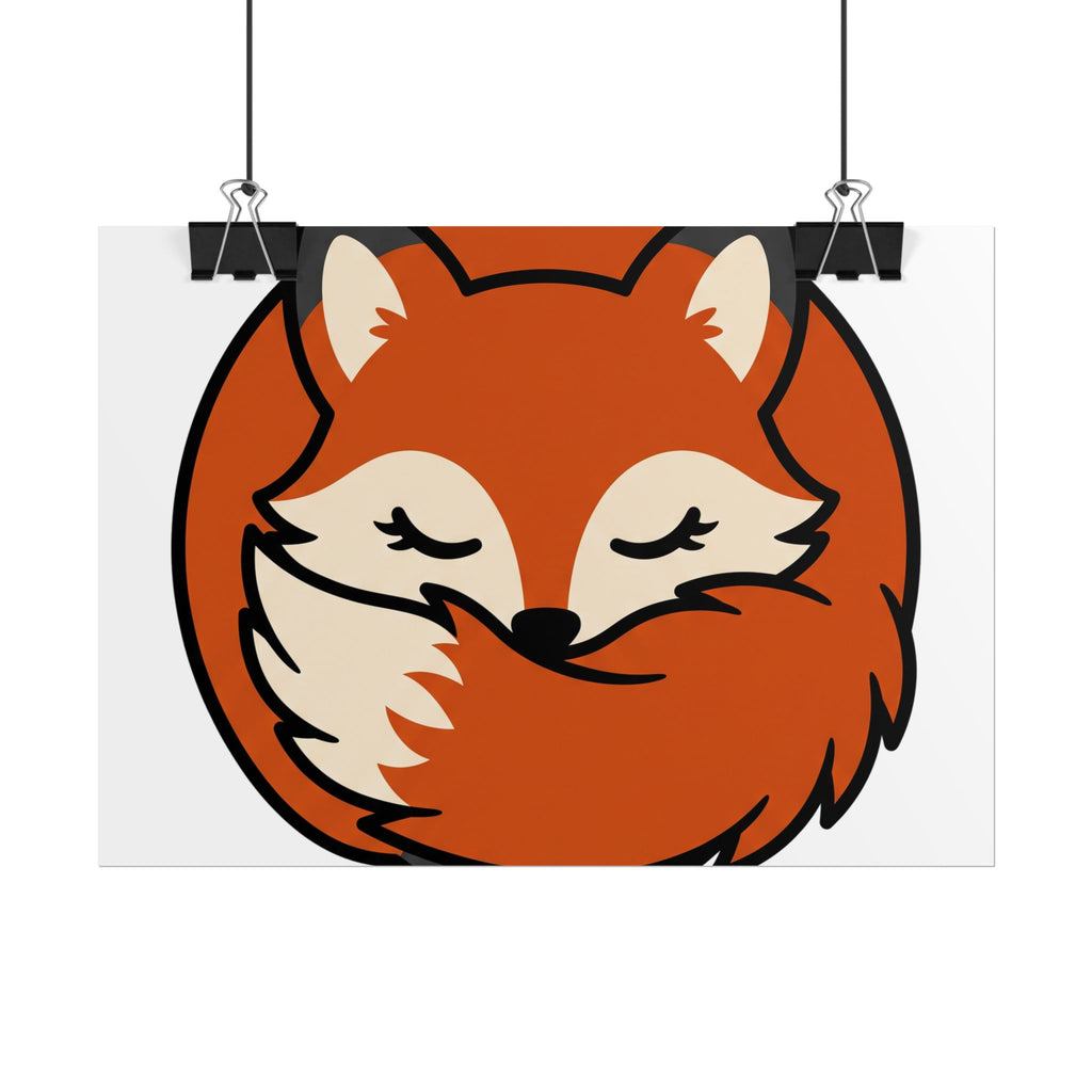 Sleepy Fox Loaf Poster