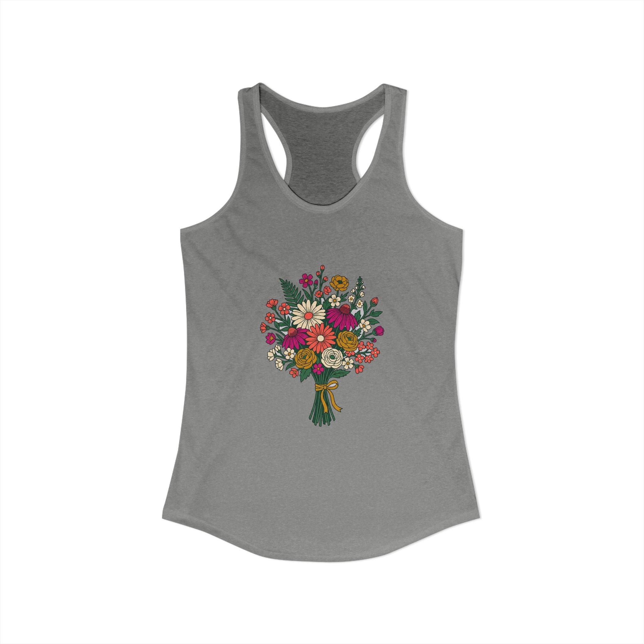 Wildflower Bouquet Line Tank Top