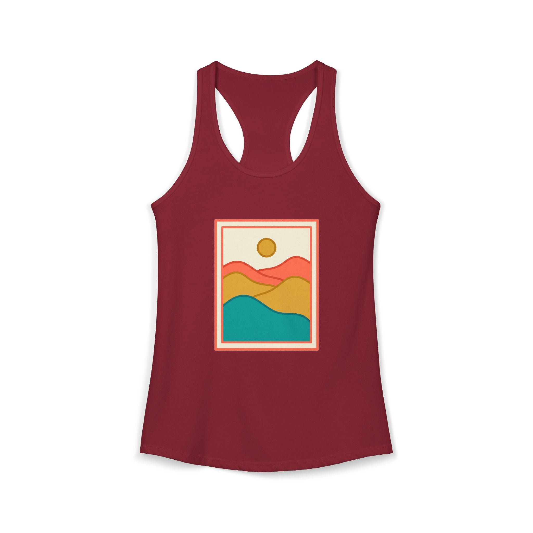 Layered Hills Line Tank Top