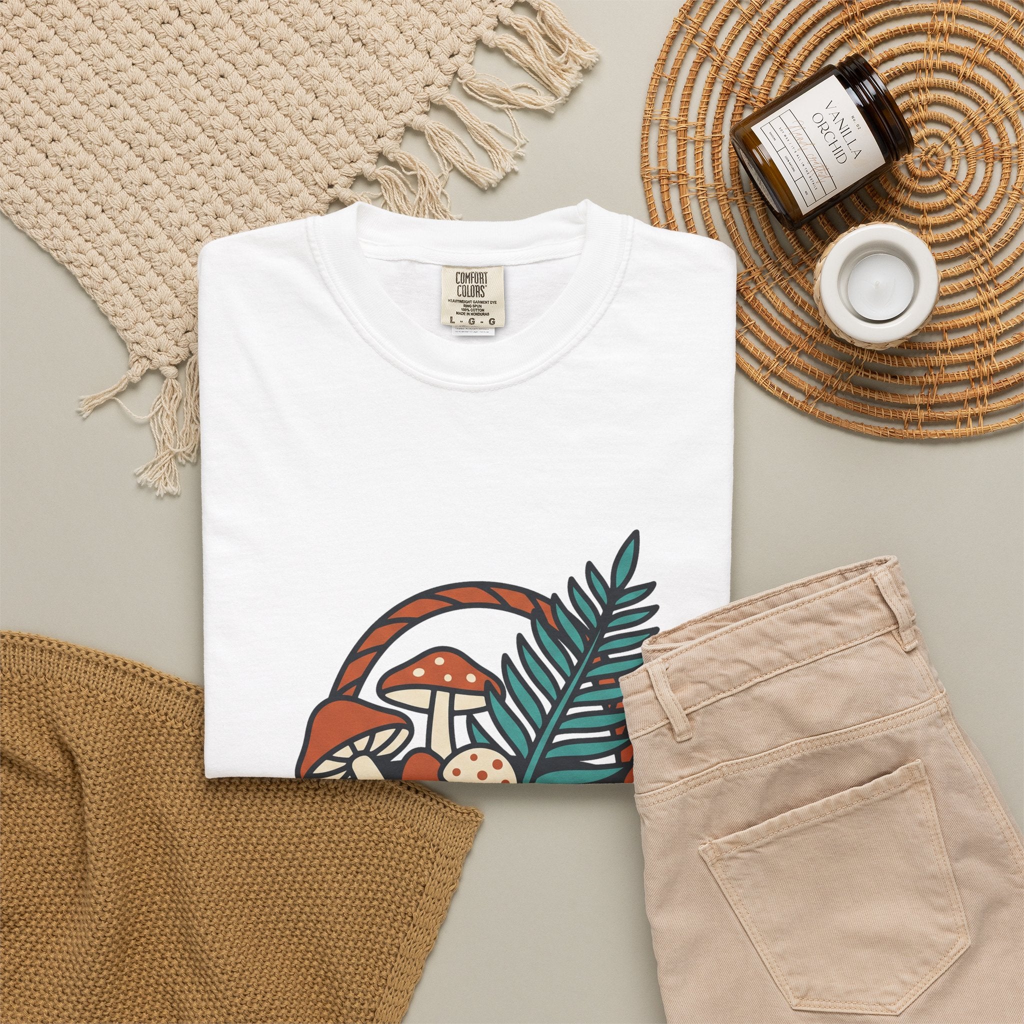 Just Here for the Mushrooms Tee