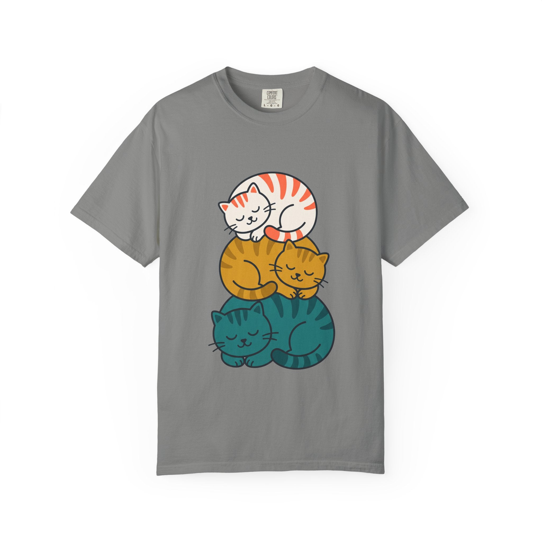 Sleepy Cat Stack Tee
