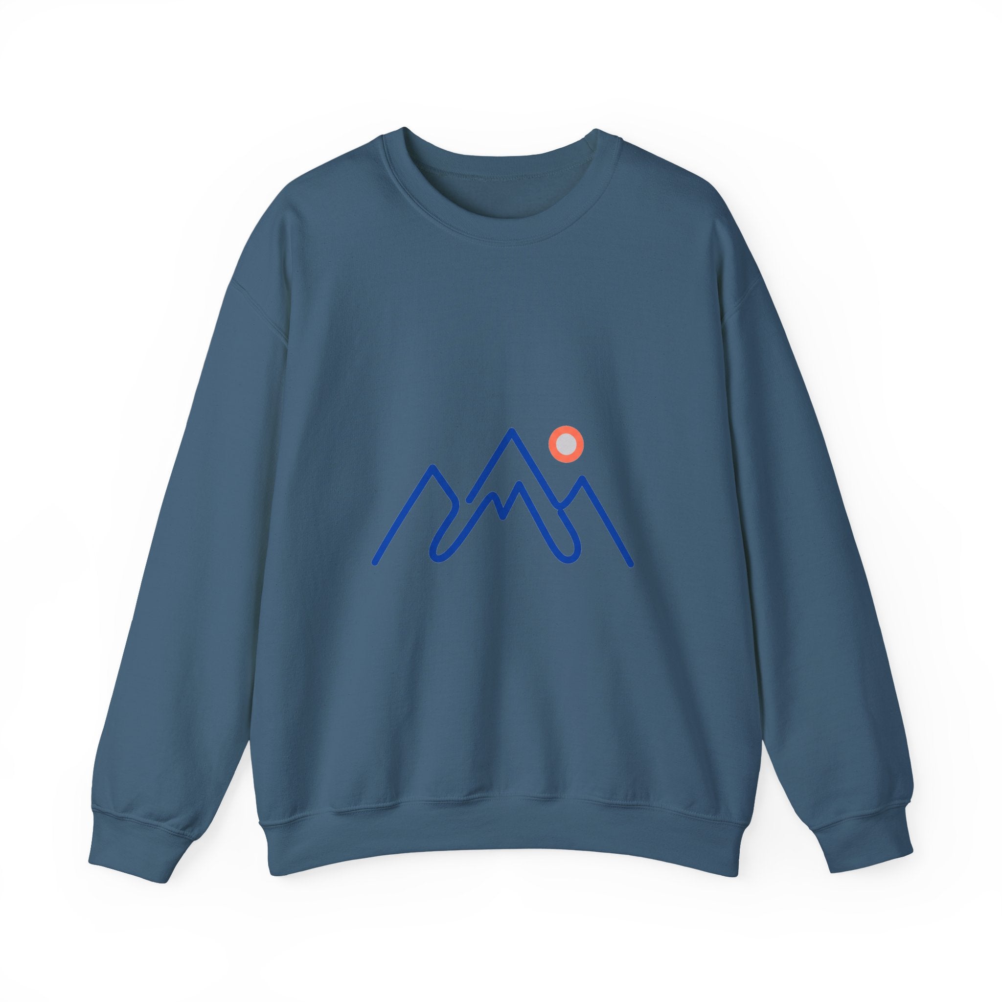 One Line Mountain Crewneck