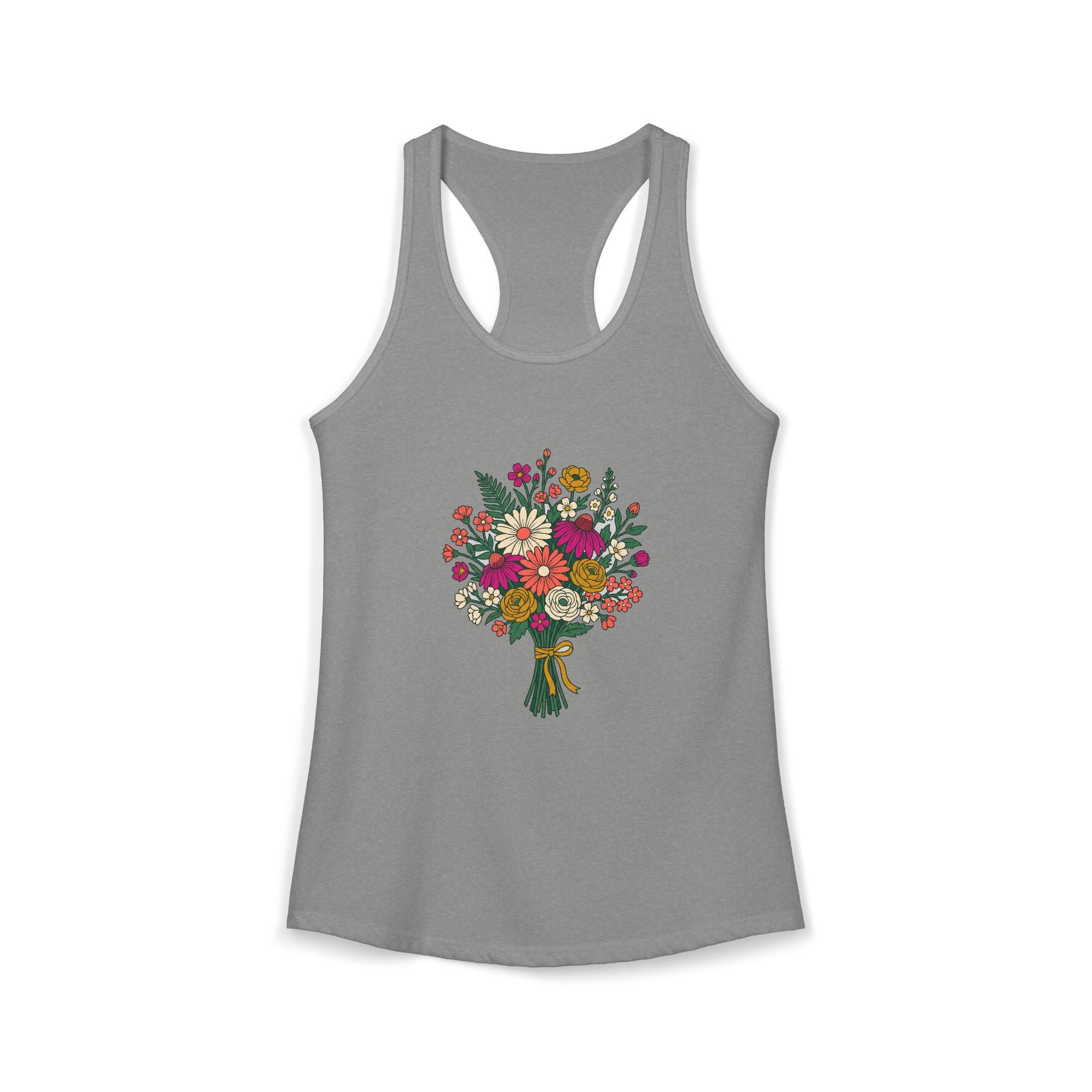 Wildflower Bouquet Line Tank Top