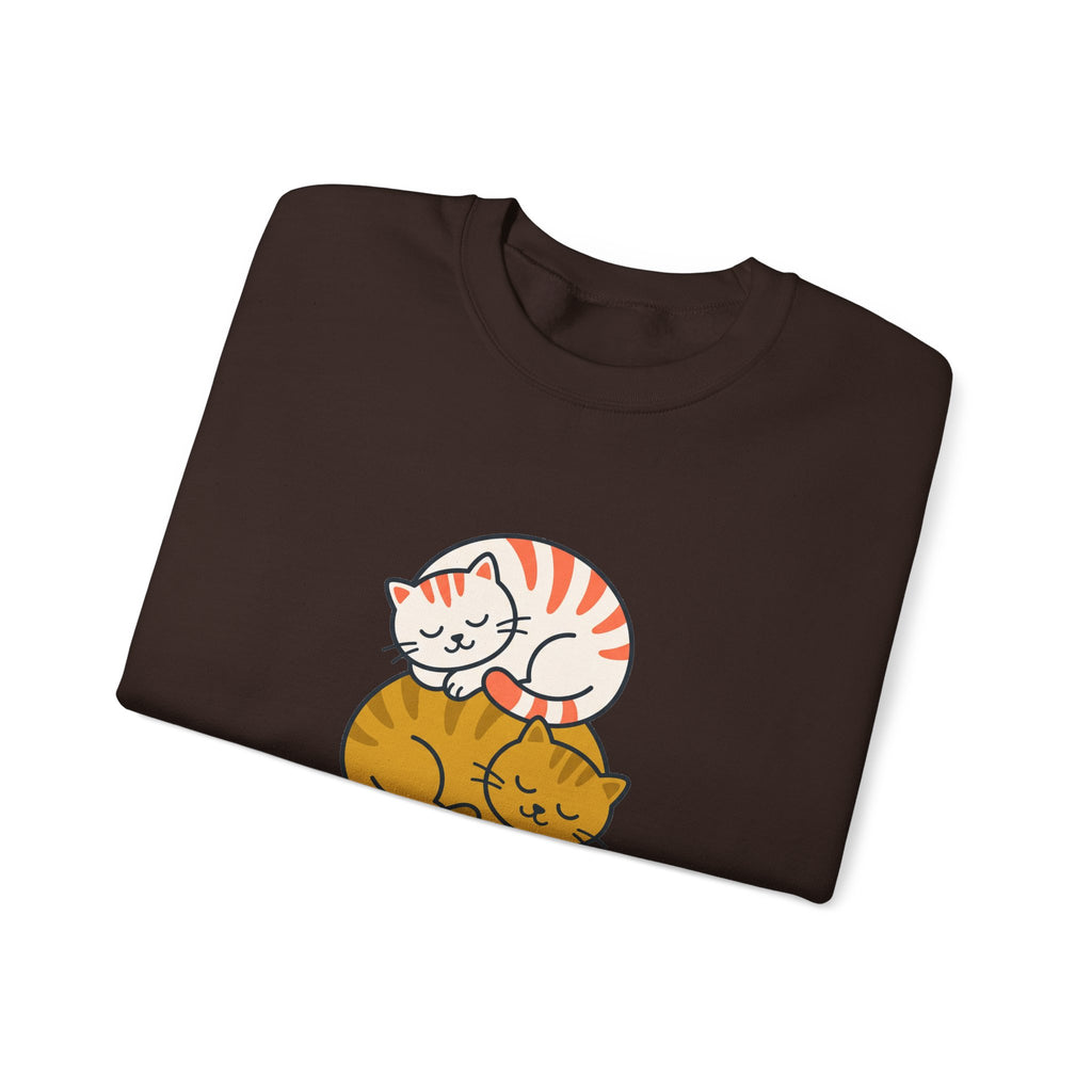 Sleepy Cat Stack Crewneck