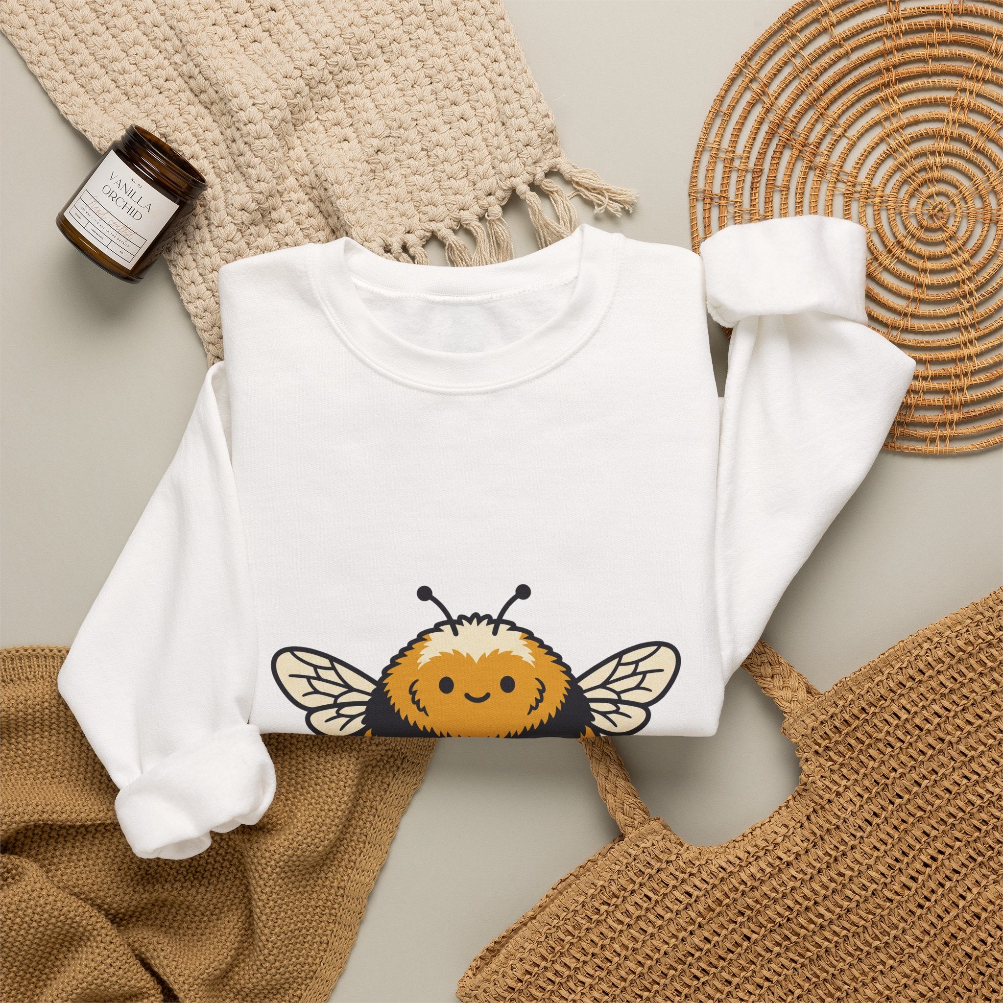 Round Bee Buddy Crewneck