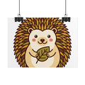 Chubby Hedgehog Poster