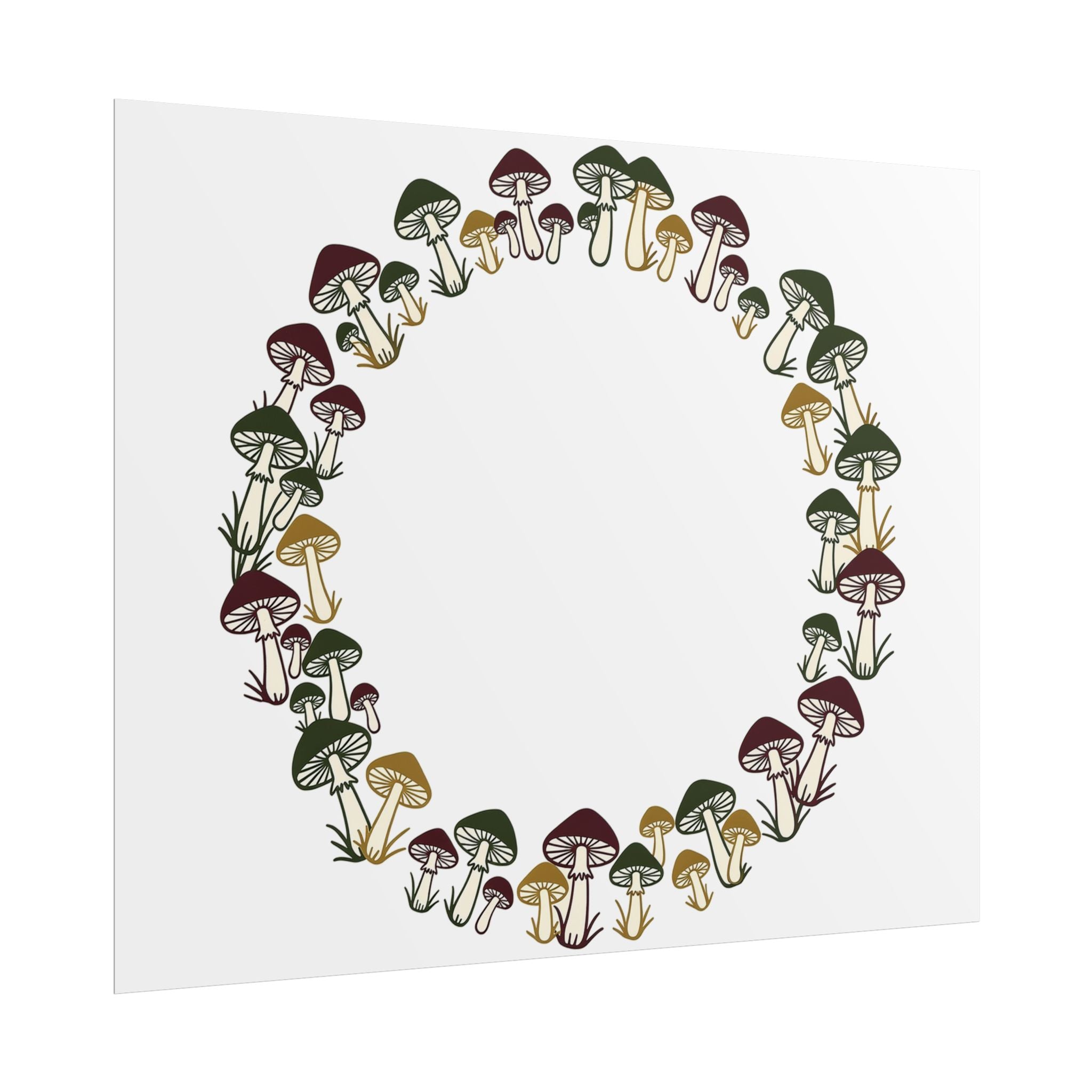 Toadstool Ring Poster