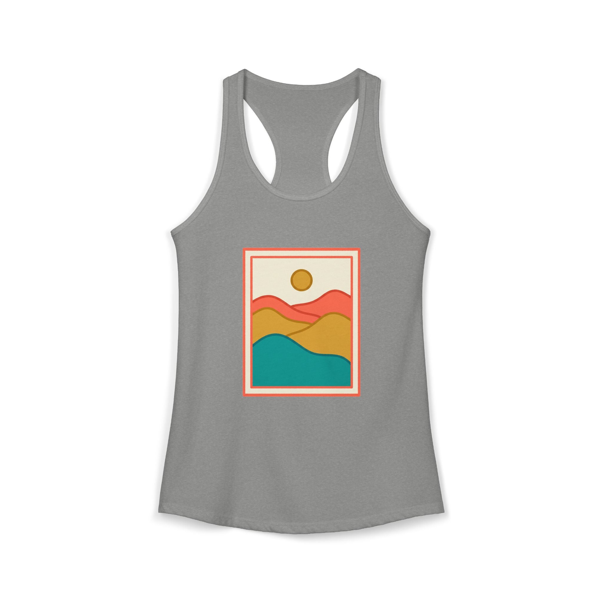 Layered Hills Line Tank Top