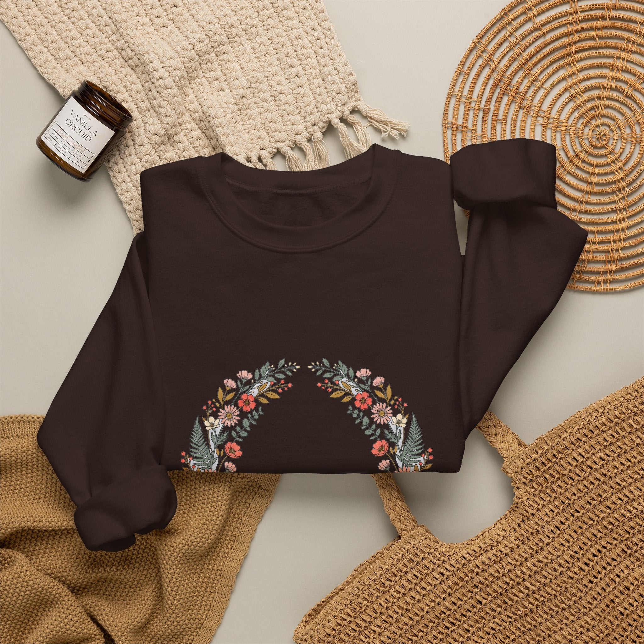 Pressed Flower Arch Crewneck