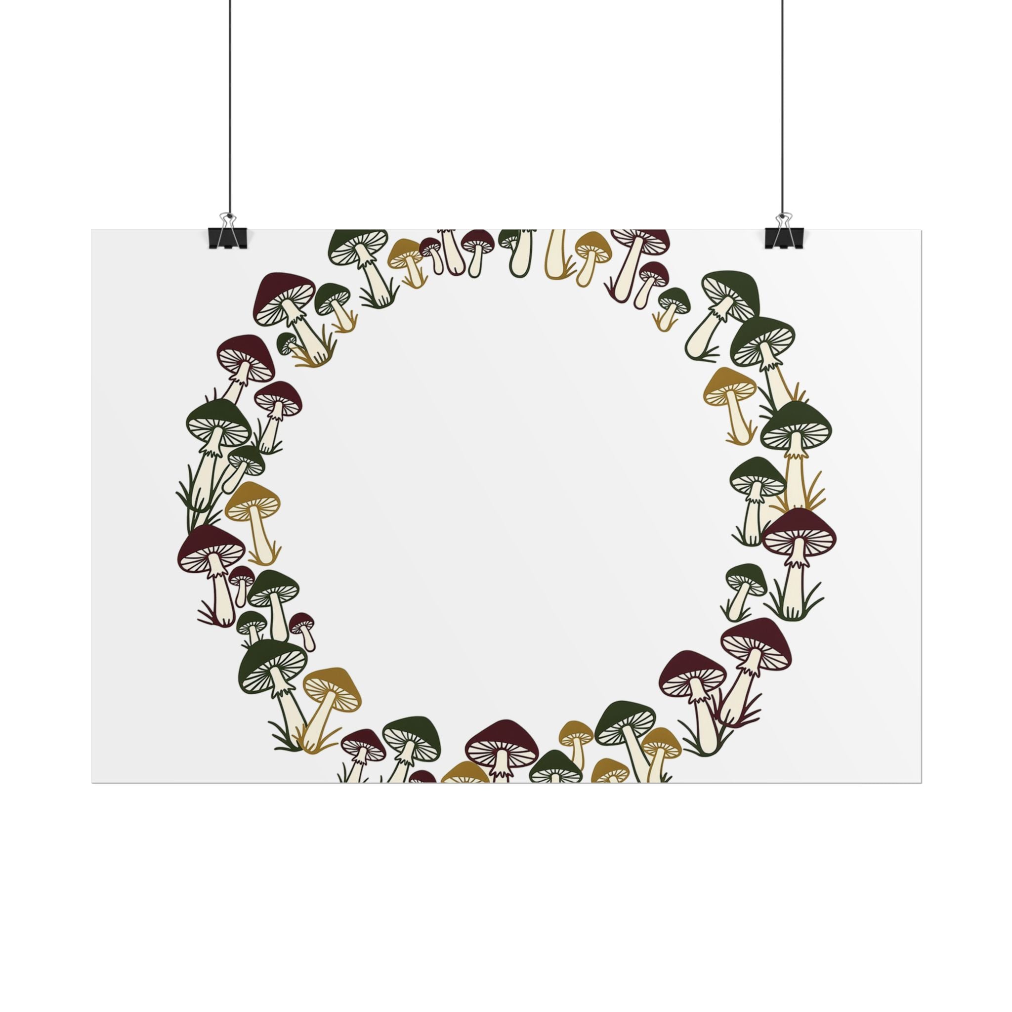 Toadstool Ring Poster