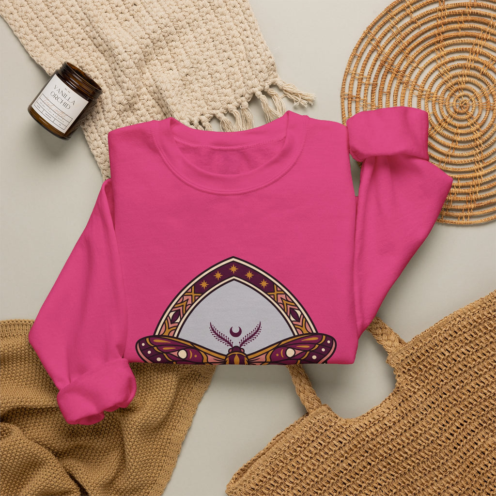 Arched Moth Stars Crewneck