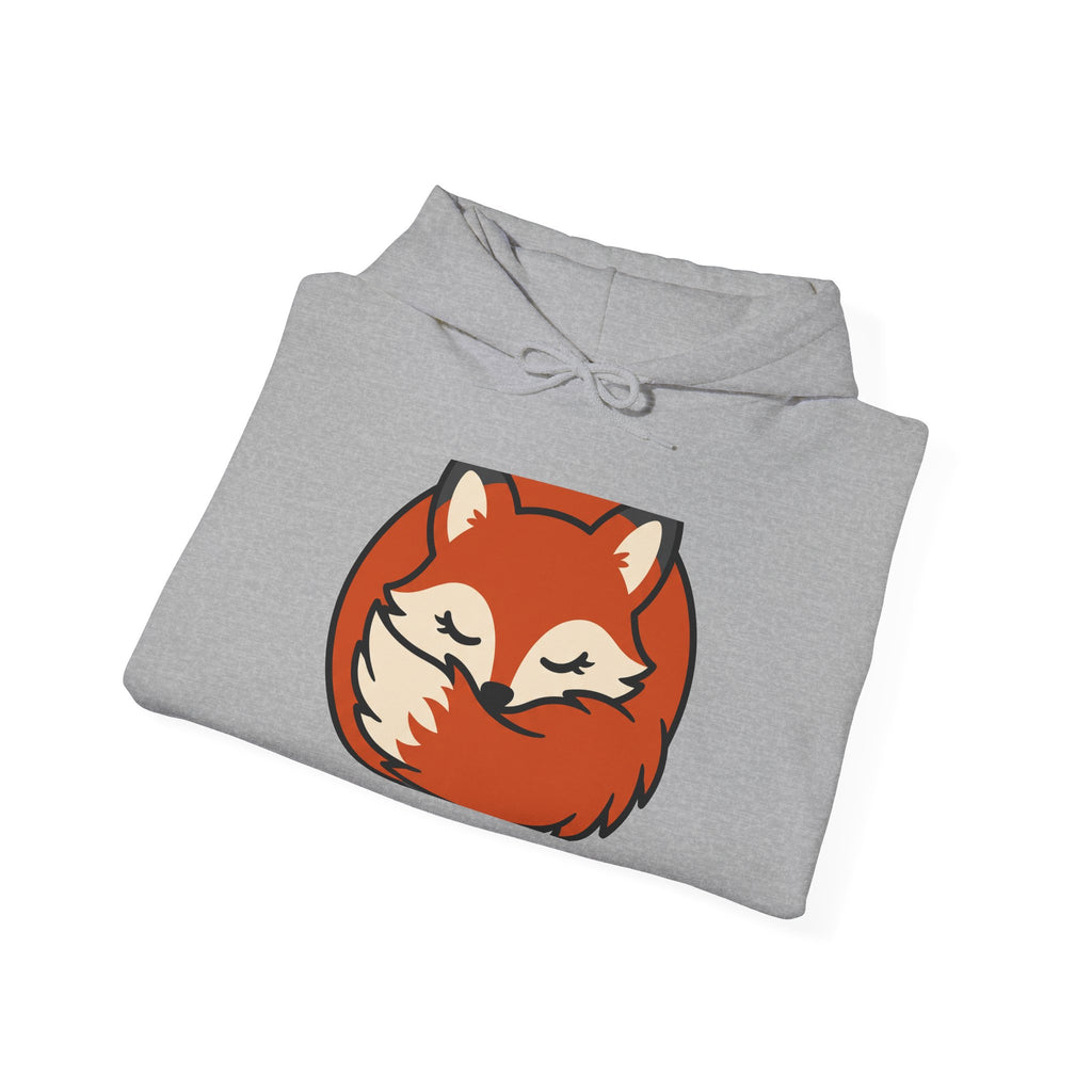 Sleepy Fox Loaf Hoodie, Cute Cottagecore Animal Pullover
