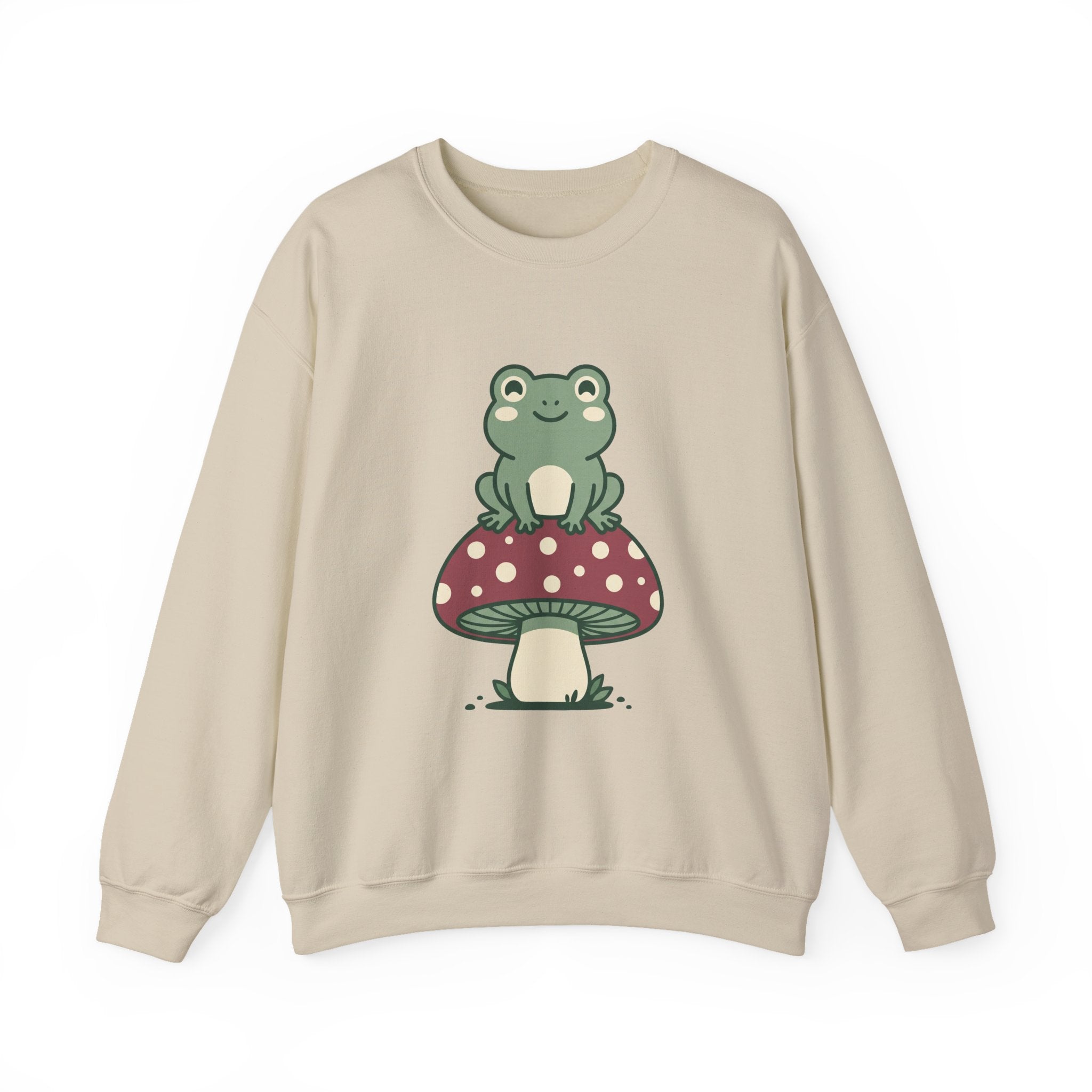 Frog on a Mushroom Crewneck