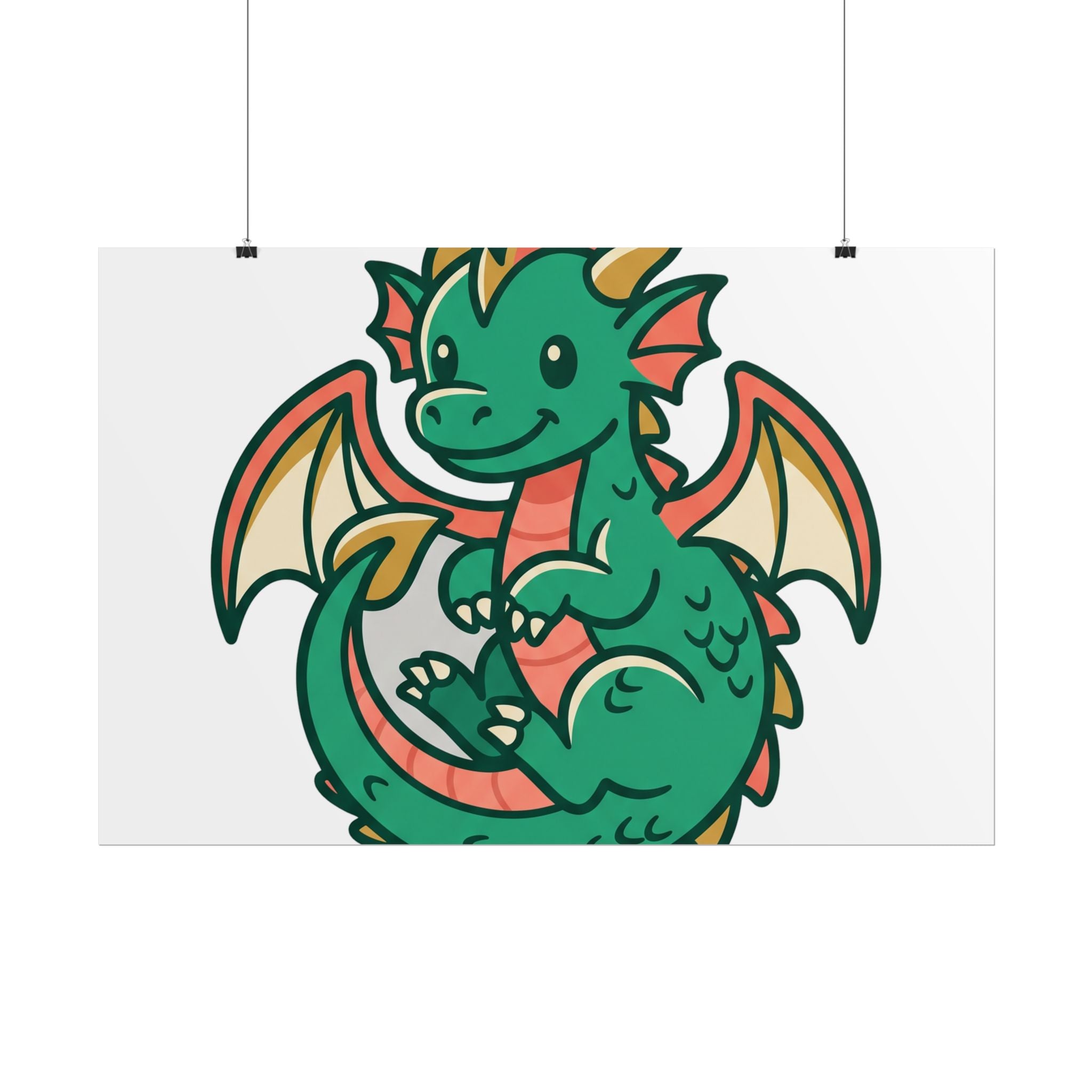 Tiny Leaf Dragon Poster