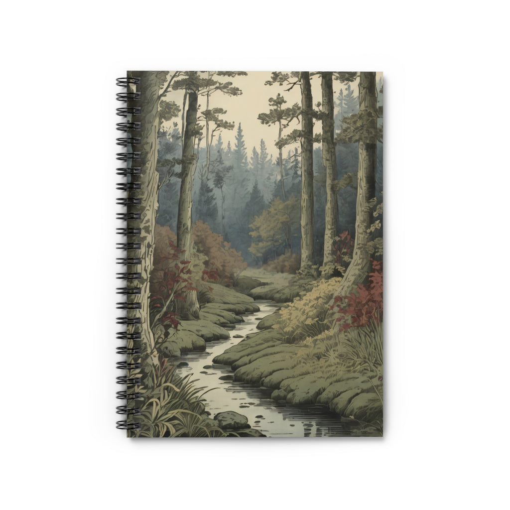 Forest Stream Spiral Notebook - Lined Journal for Nature Lovers