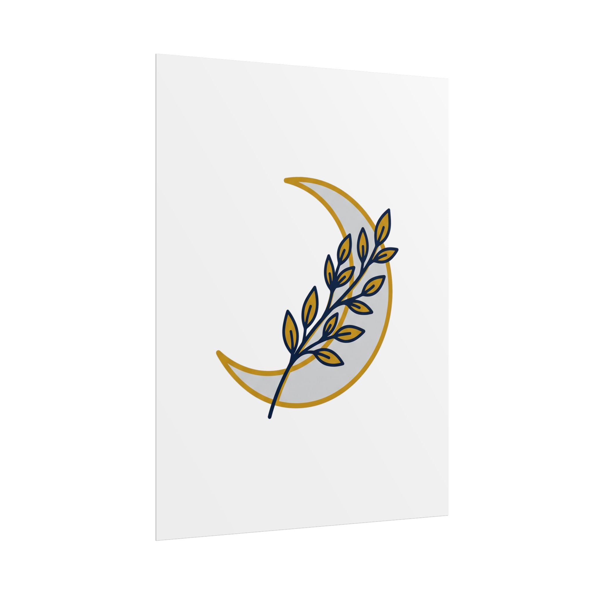 Crescent Moon Branch Poster