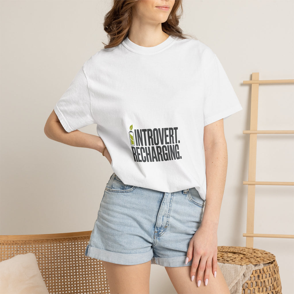 Introvert. Recharging. Tee