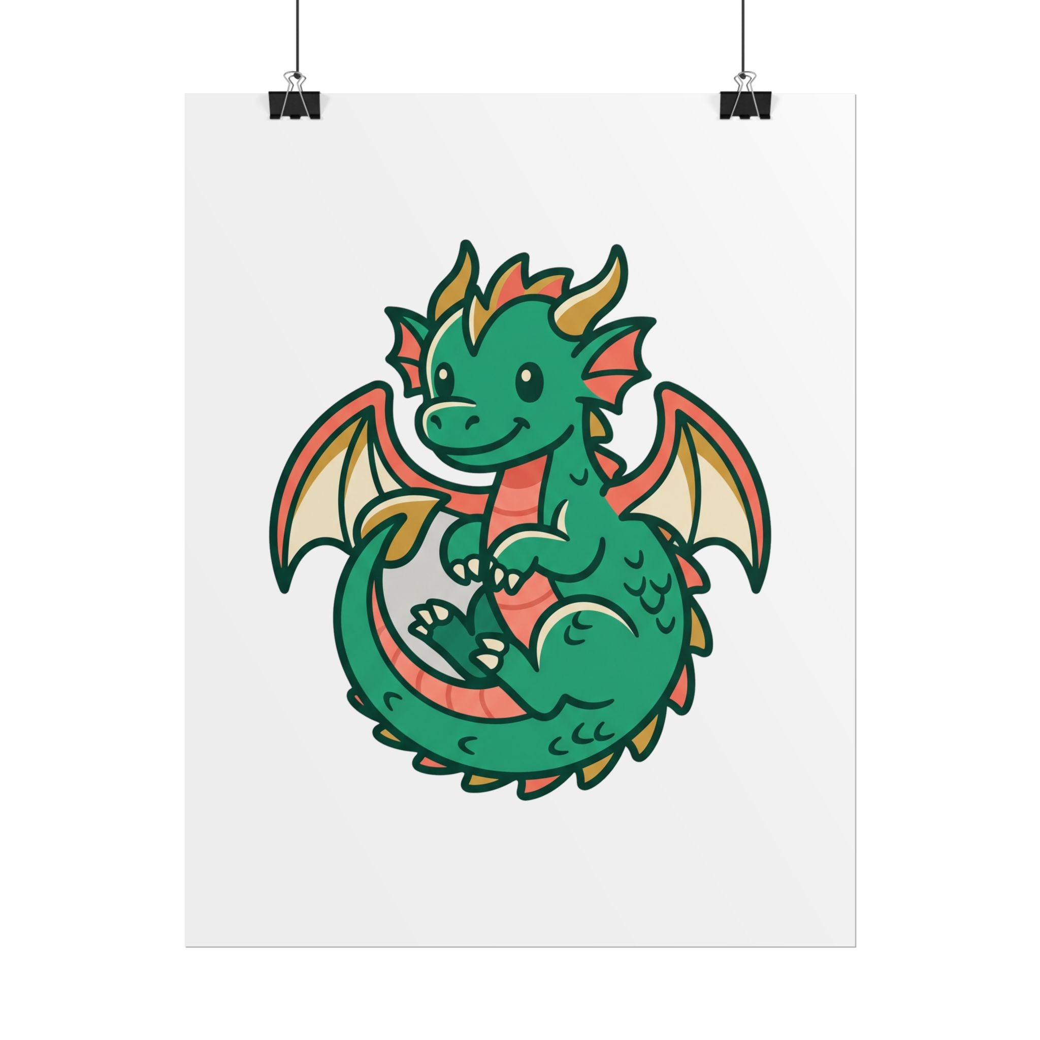 Tiny Leaf Dragon Poster