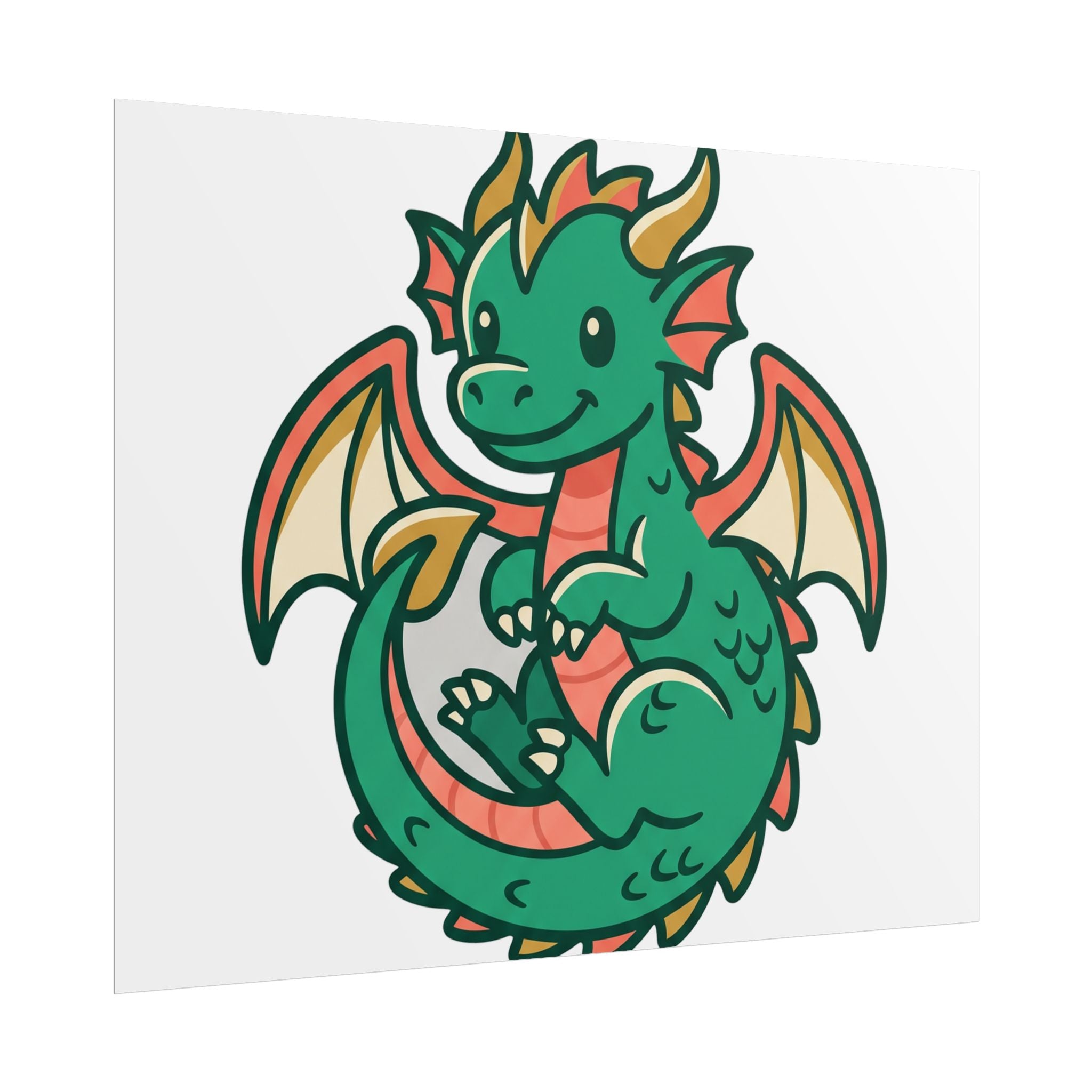 Tiny Leaf Dragon Poster