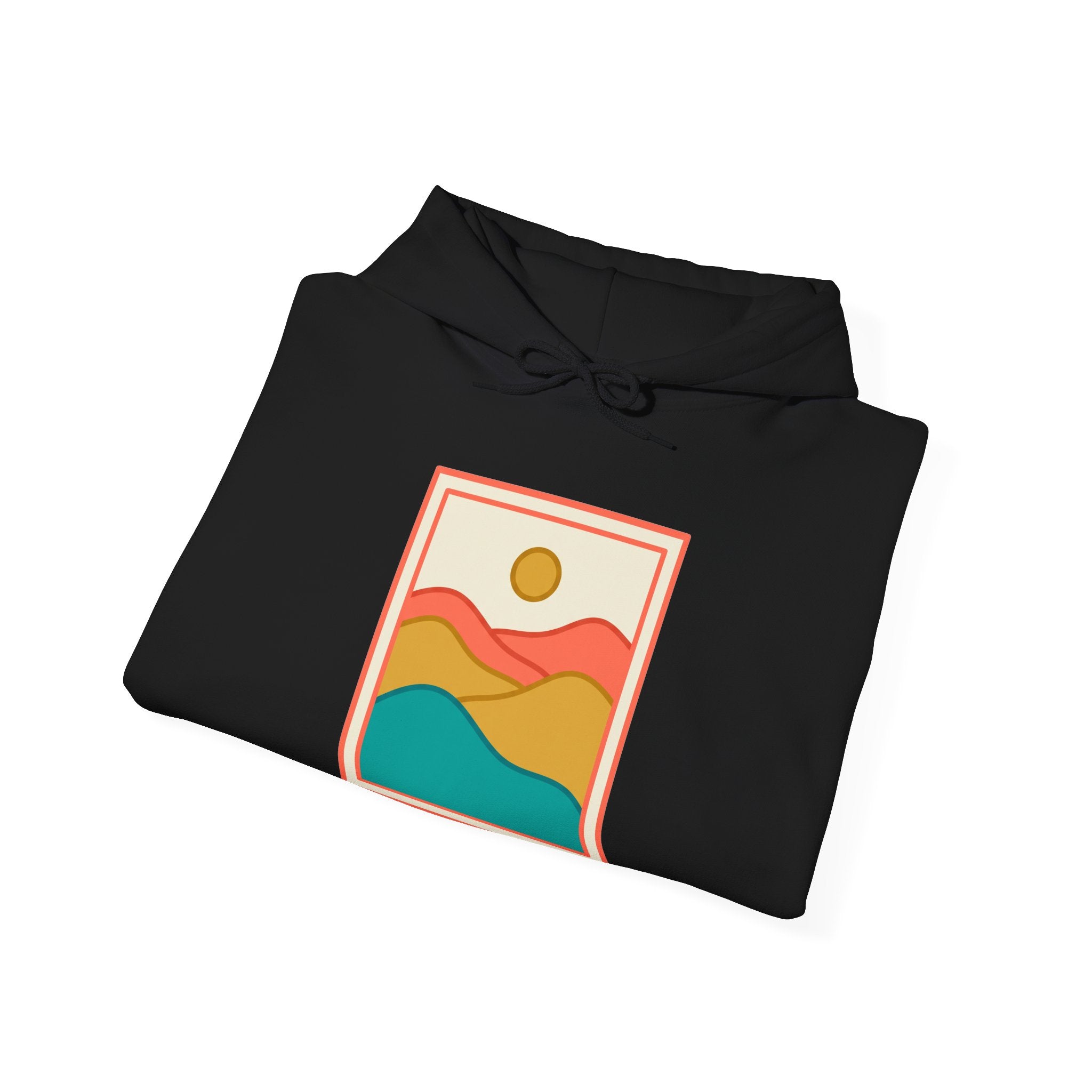 Layered Hills Line Hoodie