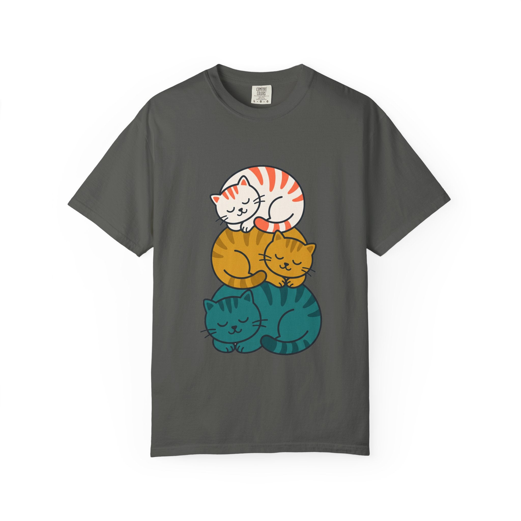 Sleepy Cat Stack Tee