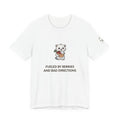 Bear Eating Berries Tee — "Fueled by Berries and Bad Directions" Cute Graphic T-Shirt