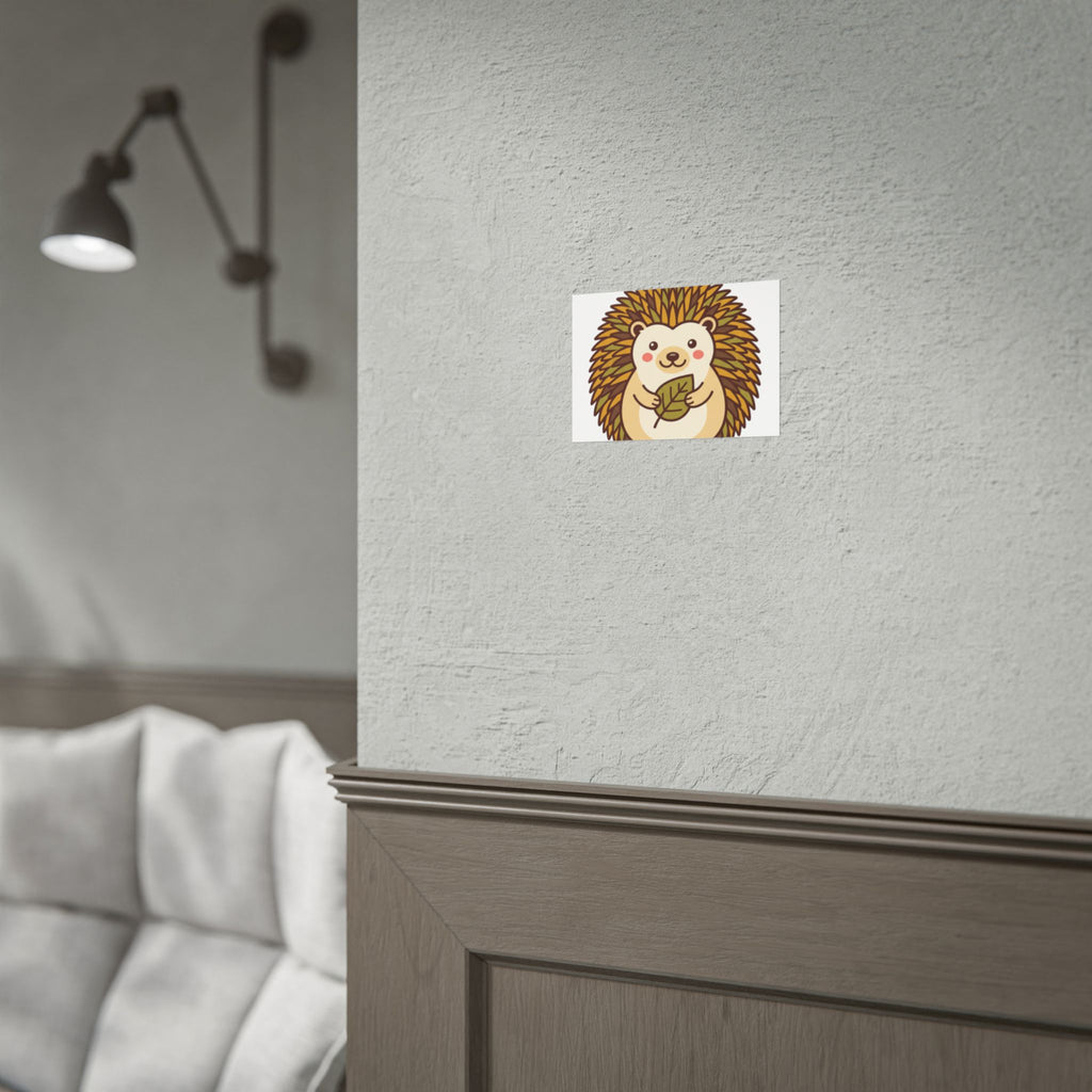 Chubby Hedgehog Poster