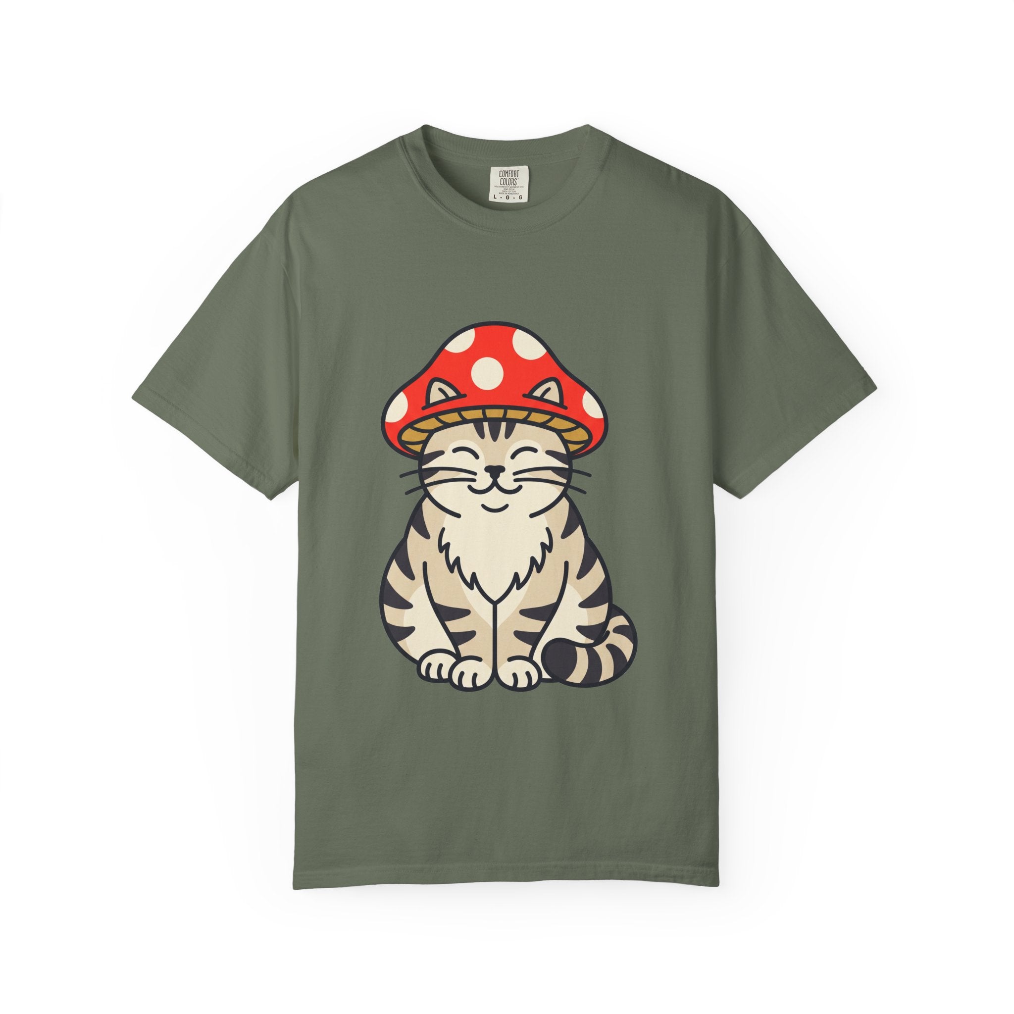 Mushroom Cat Tee