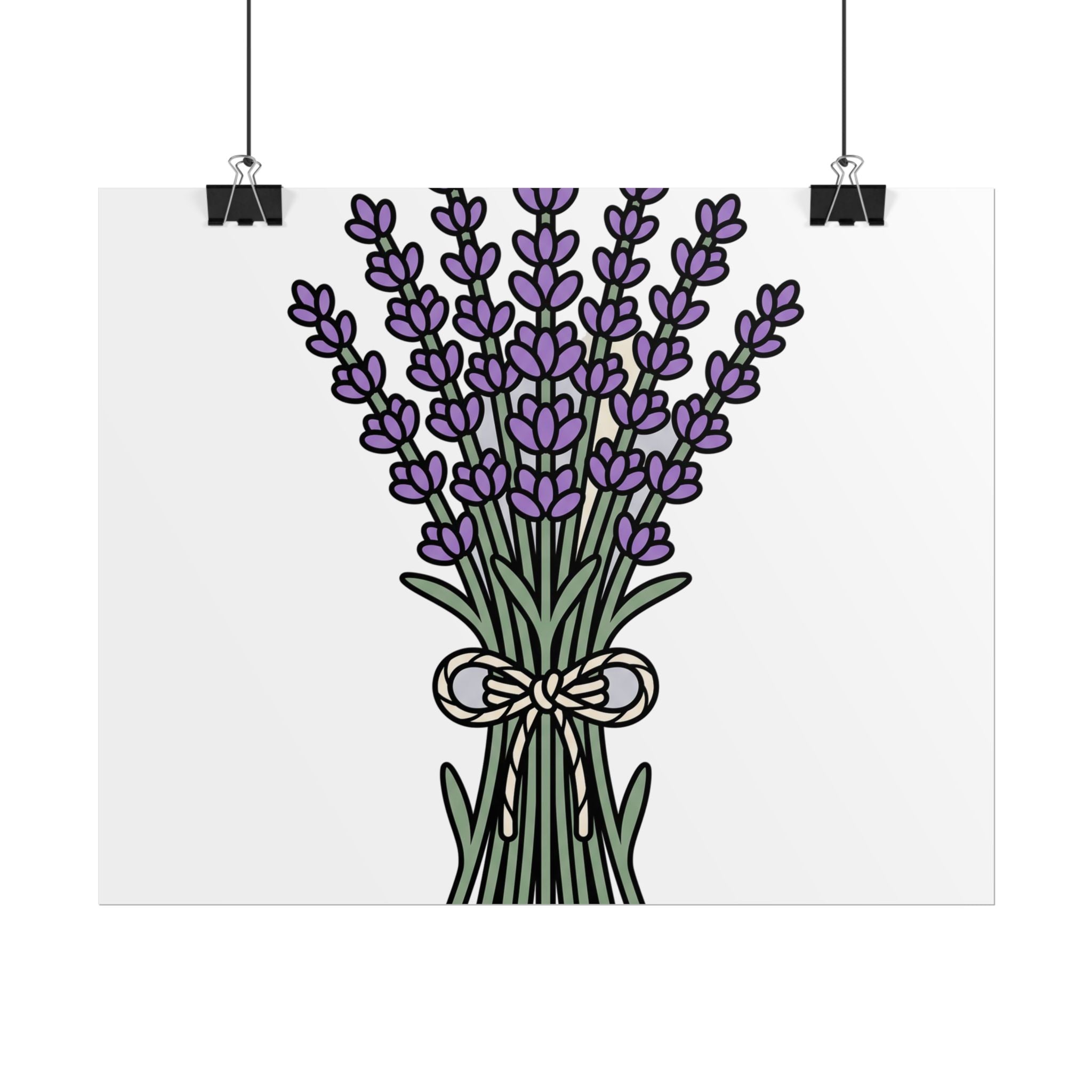 Lavender Bunch Poster