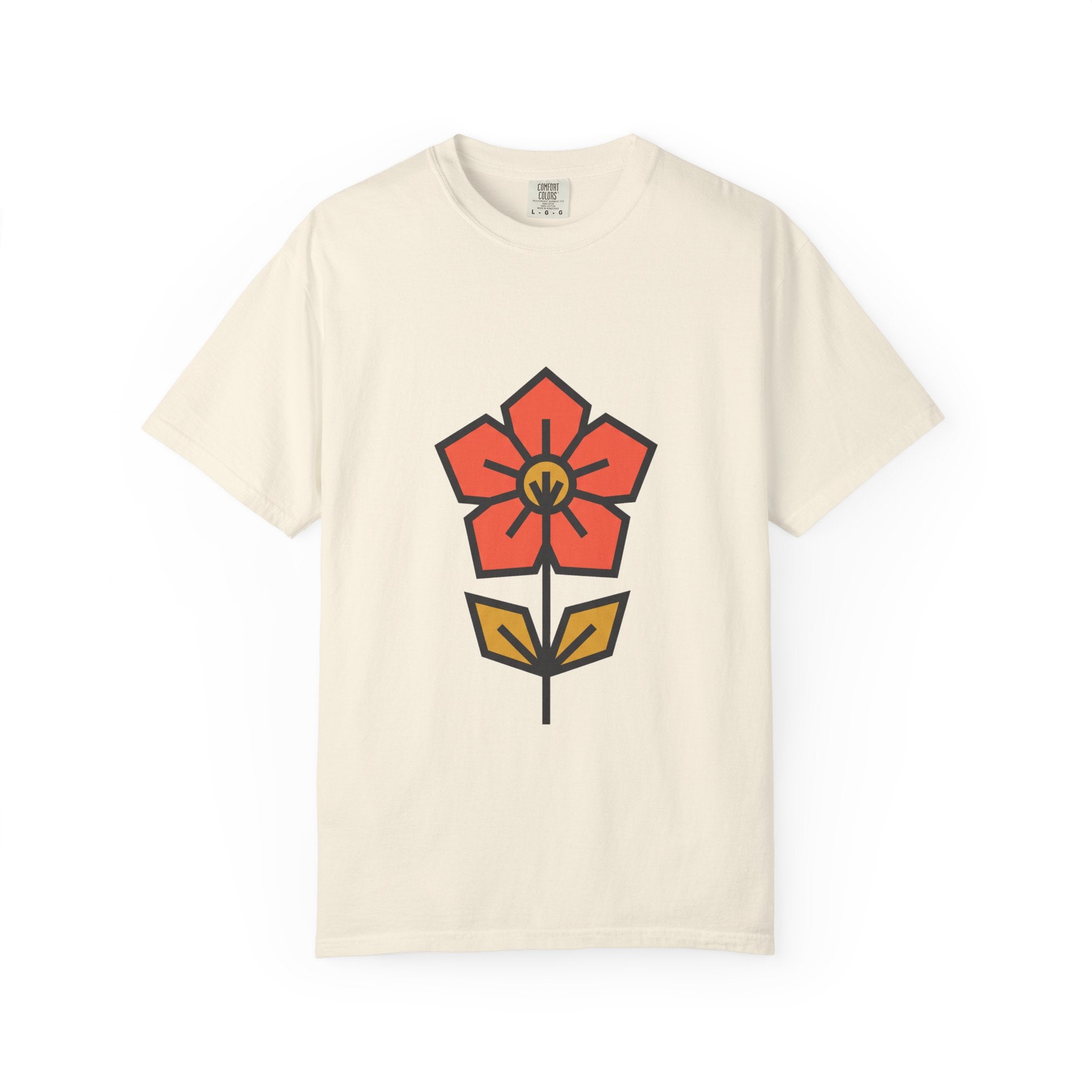 Minimal Wildflower Icon Tee