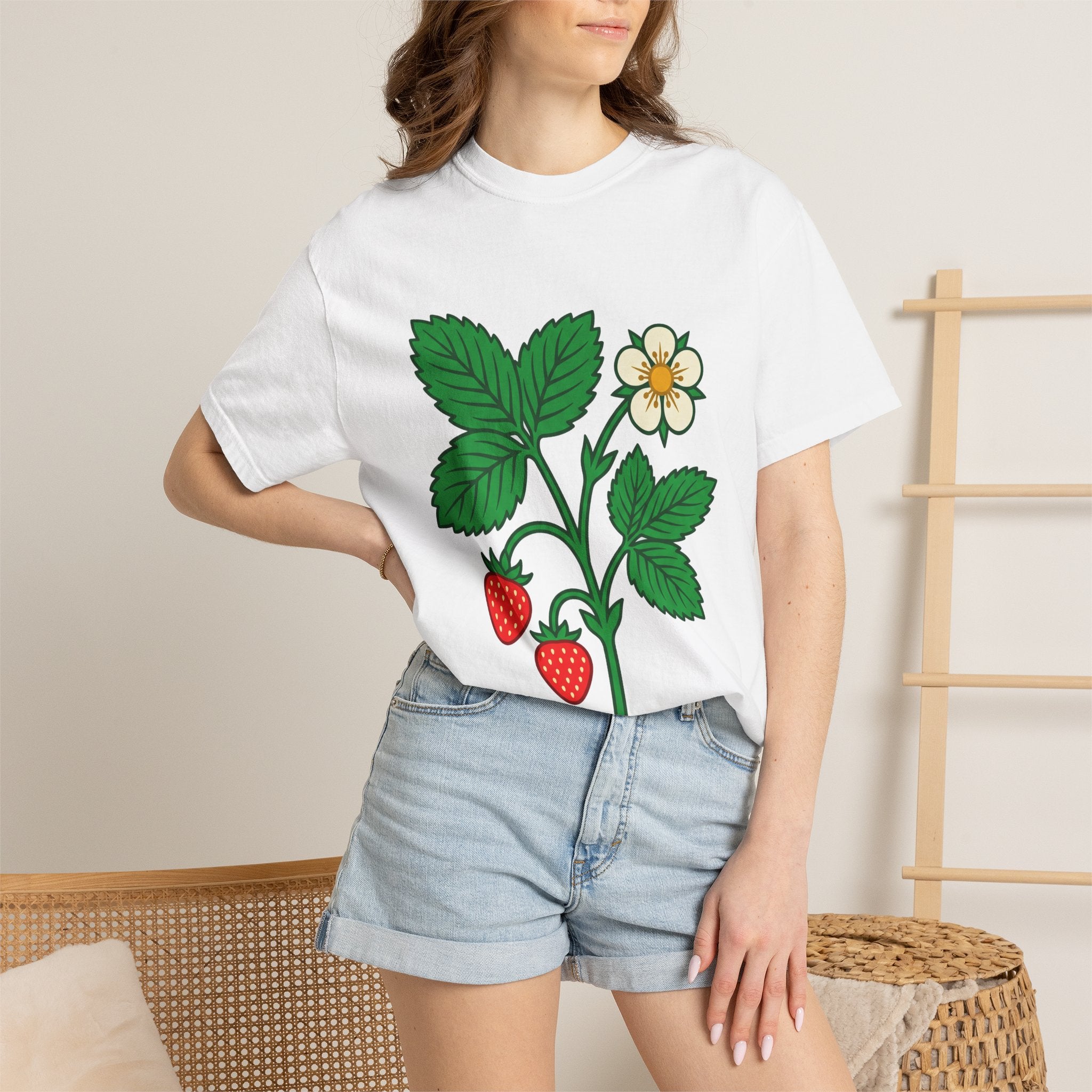 Wild Strawberry Sprig Tee
